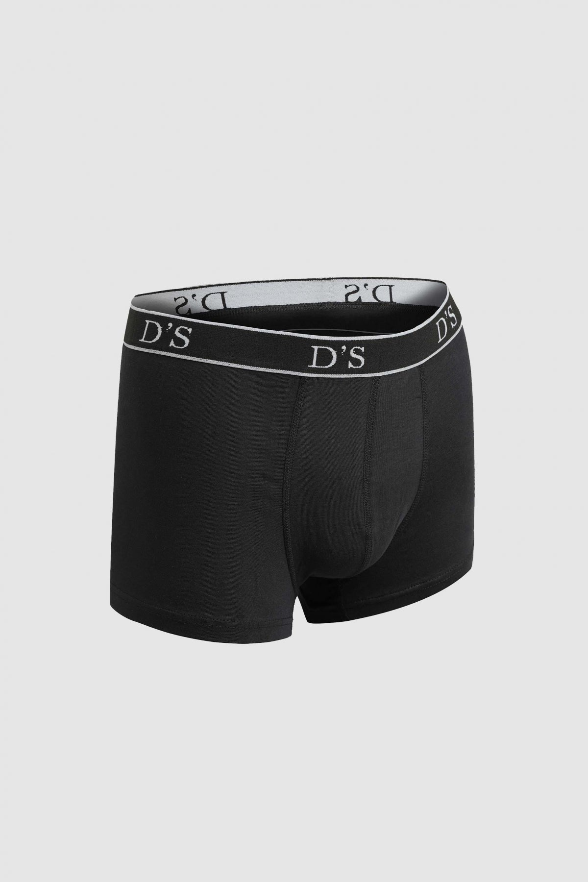 Ds Damat 100% Cotton 2-Pack Undershirt and Boxer Set - Black
