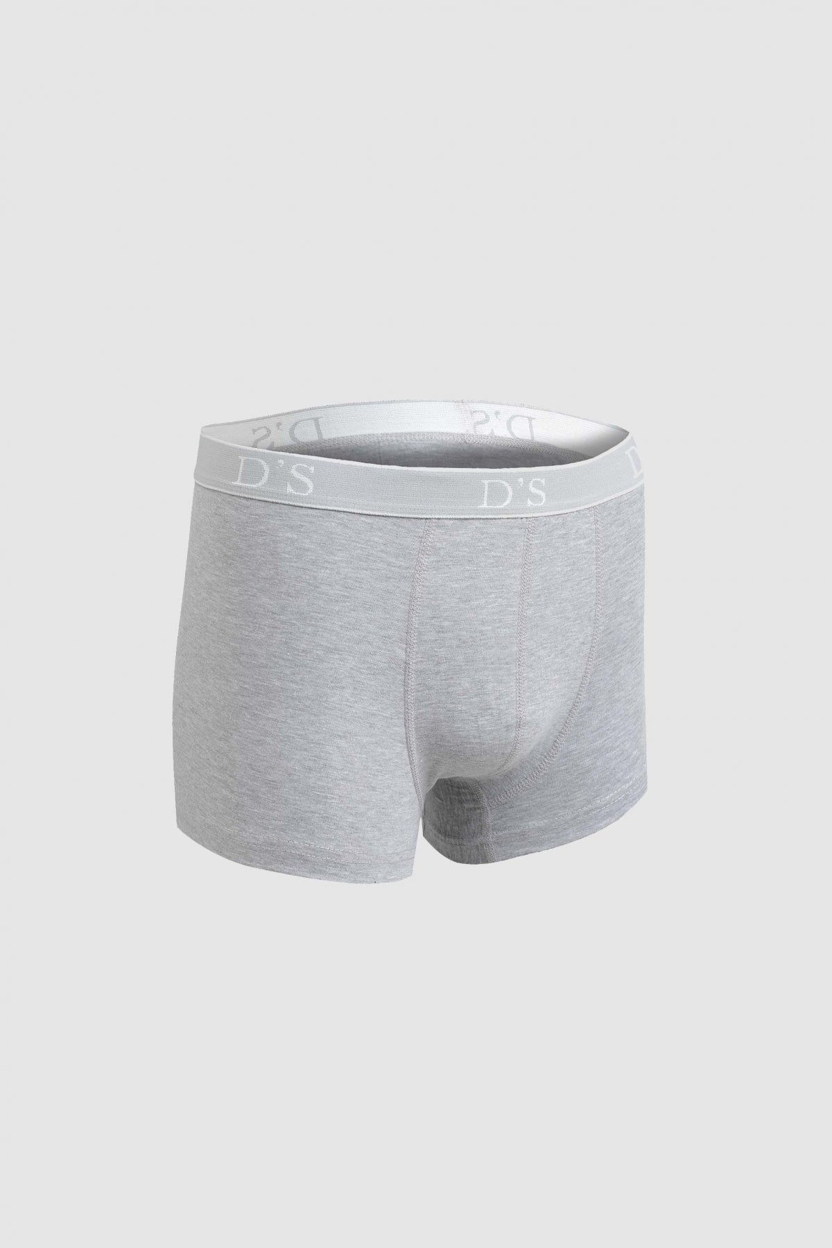 Ds Damat 100% Cotton 2-Pack Undershirt and Boxer Set - Gray