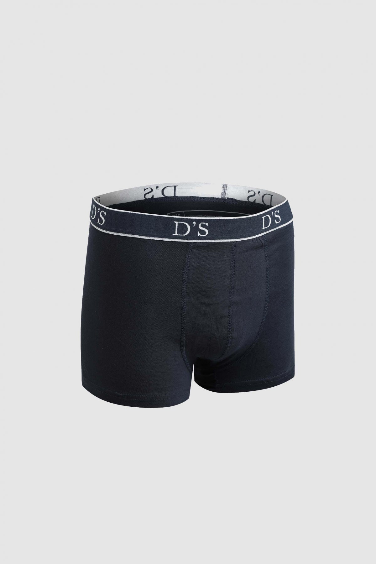 Ds Damat 100% Cotton 2-Pack Undershirt and Boxer Set - Navy Blue