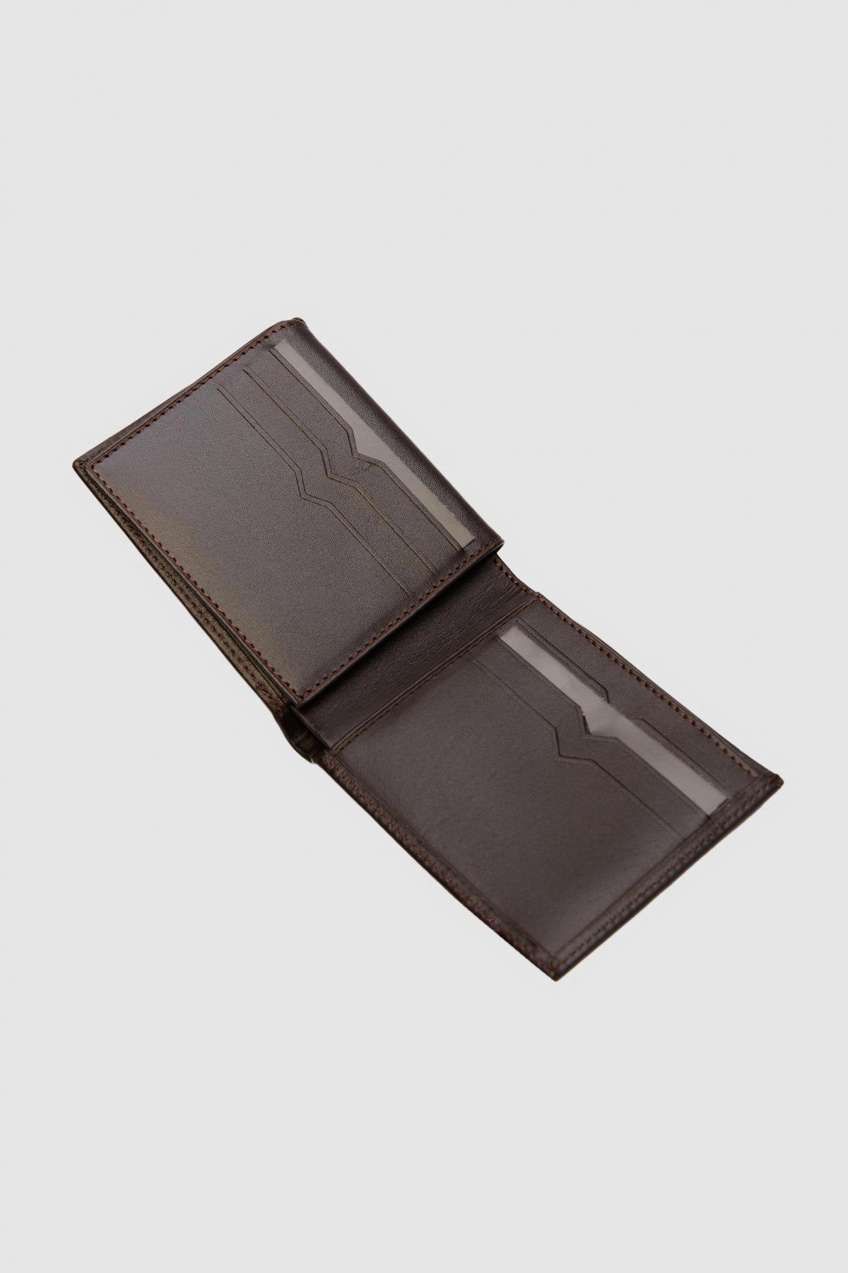 Ds Damat Boxed Genuine Leather Wallet - Brown