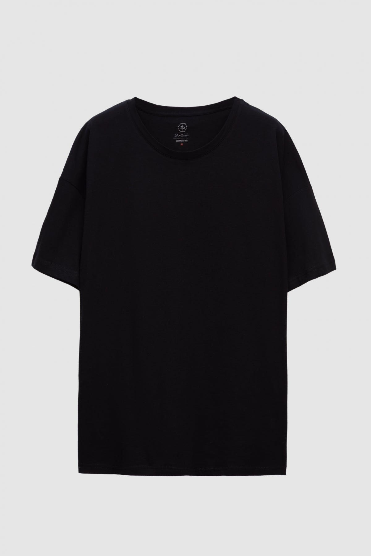 Ds Damat Comfort 100% Cotton T-Shirt - Black