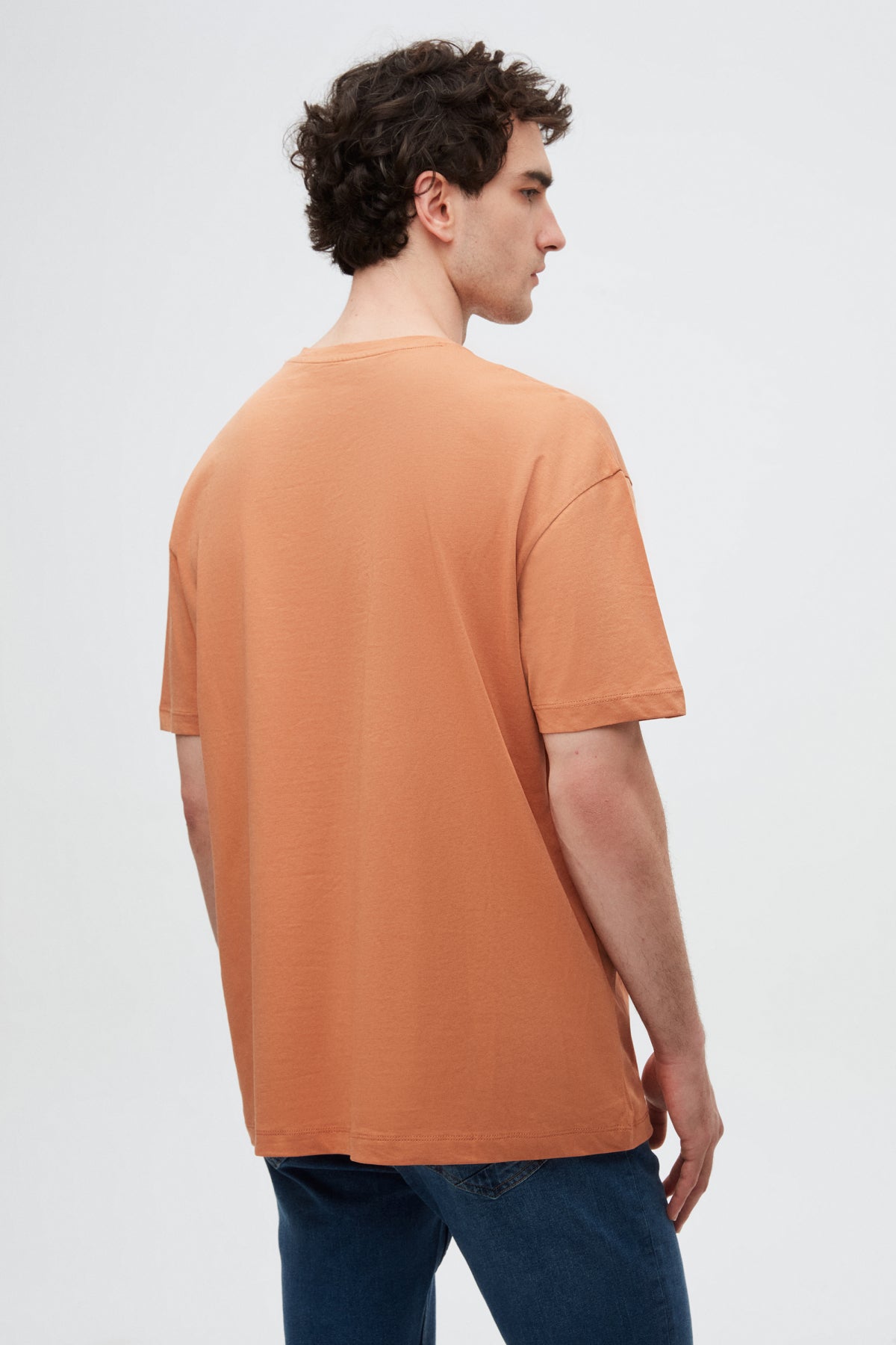 Ds Damat Comfort 100% Cotton T-Shirt - Cinnamon