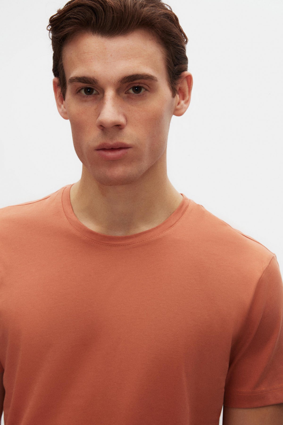 Ds Damat Comfort 100% Cotton T-Shirt - Cinnamon