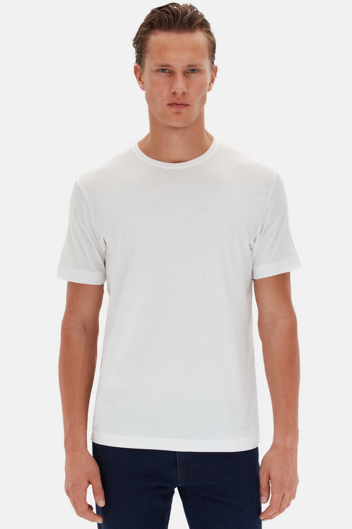 Ds Damat Comfort 100% Cotton T-Shirt - Ecru