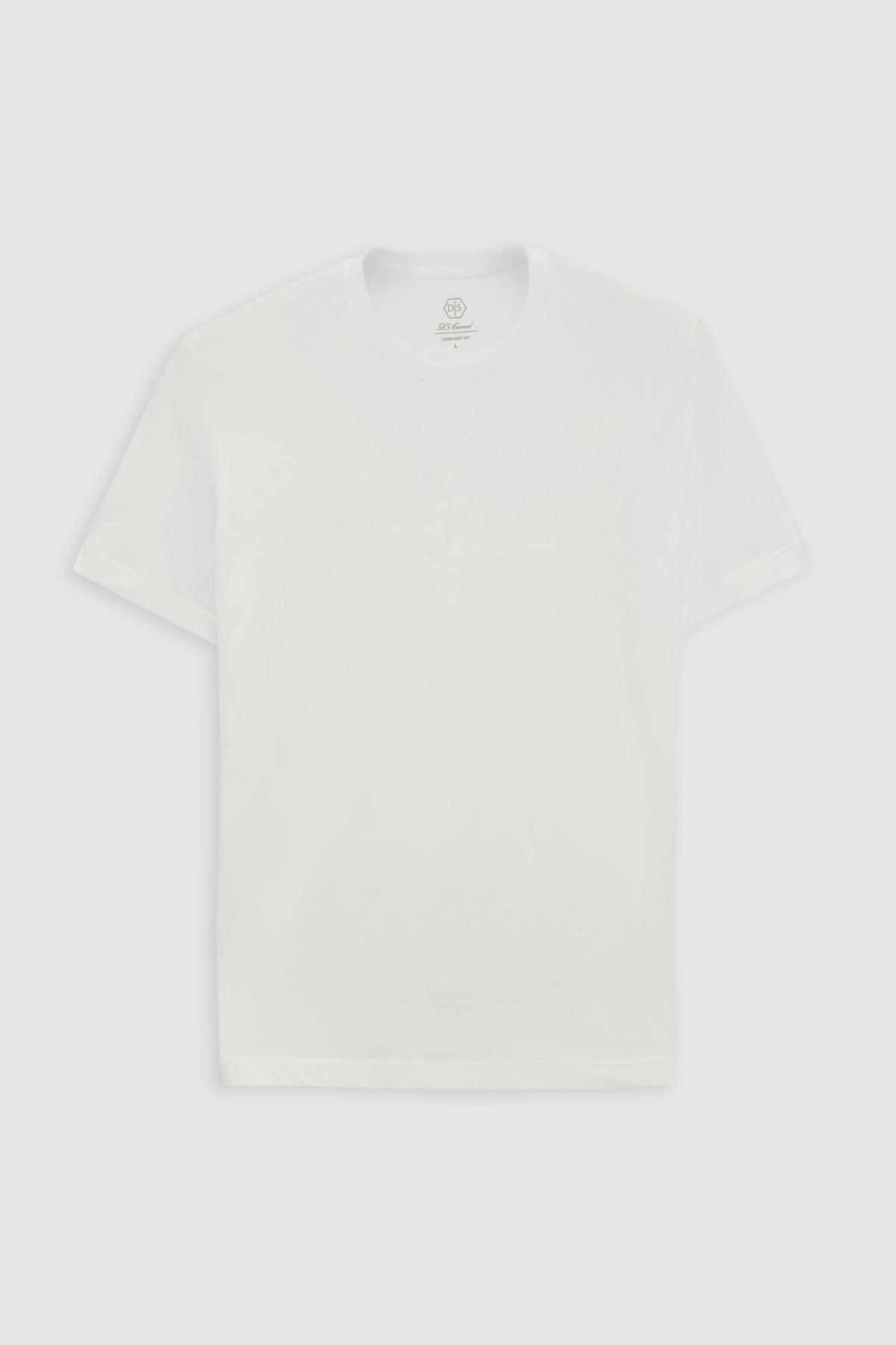 Ds Damat Comfort 100% Cotton T-Shirt - Ecru