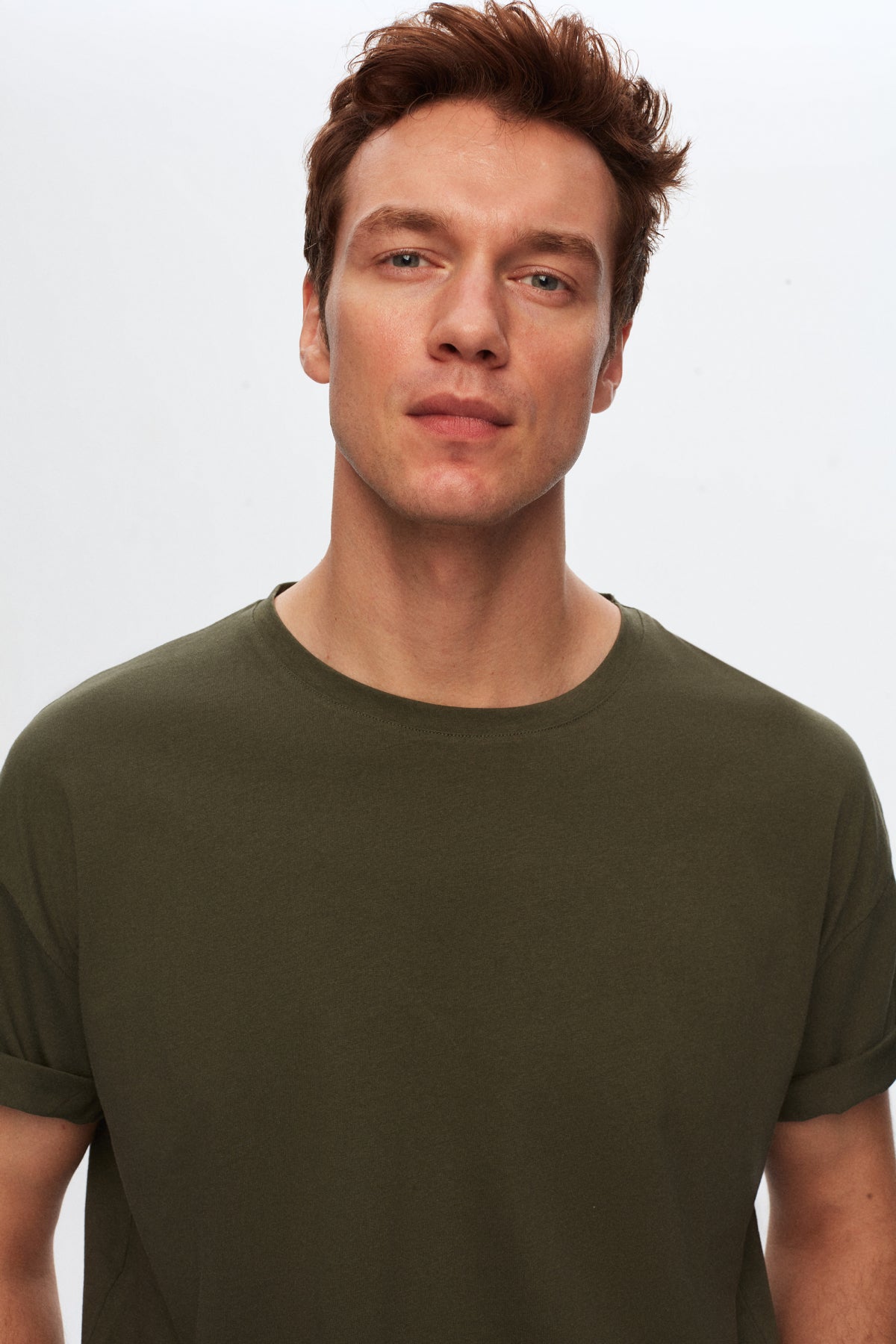 Ds Damat Comfort 100% Cotton T-Shirt - Khaki