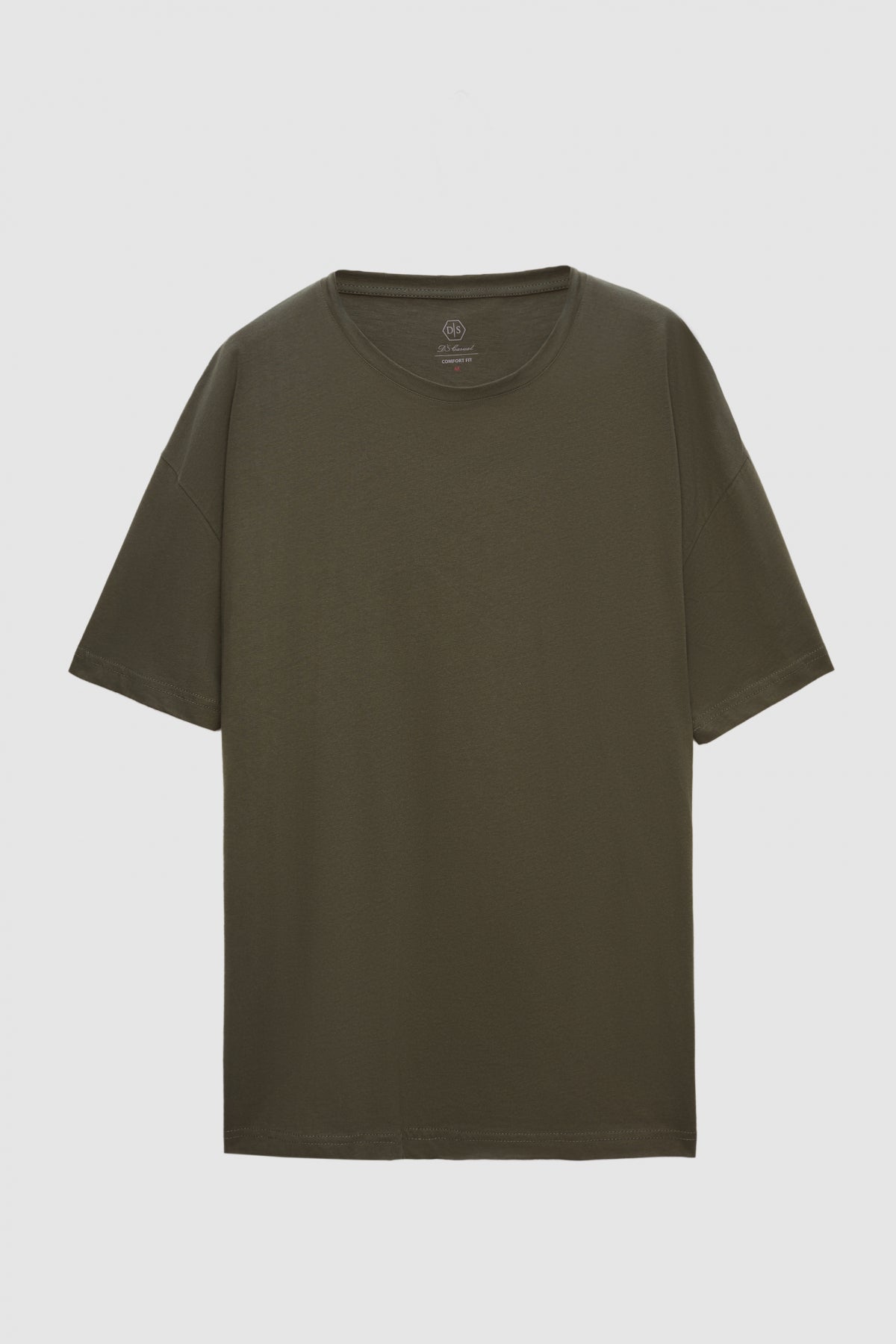 Ds Damat Comfort 100% Cotton T-Shirt - Khaki