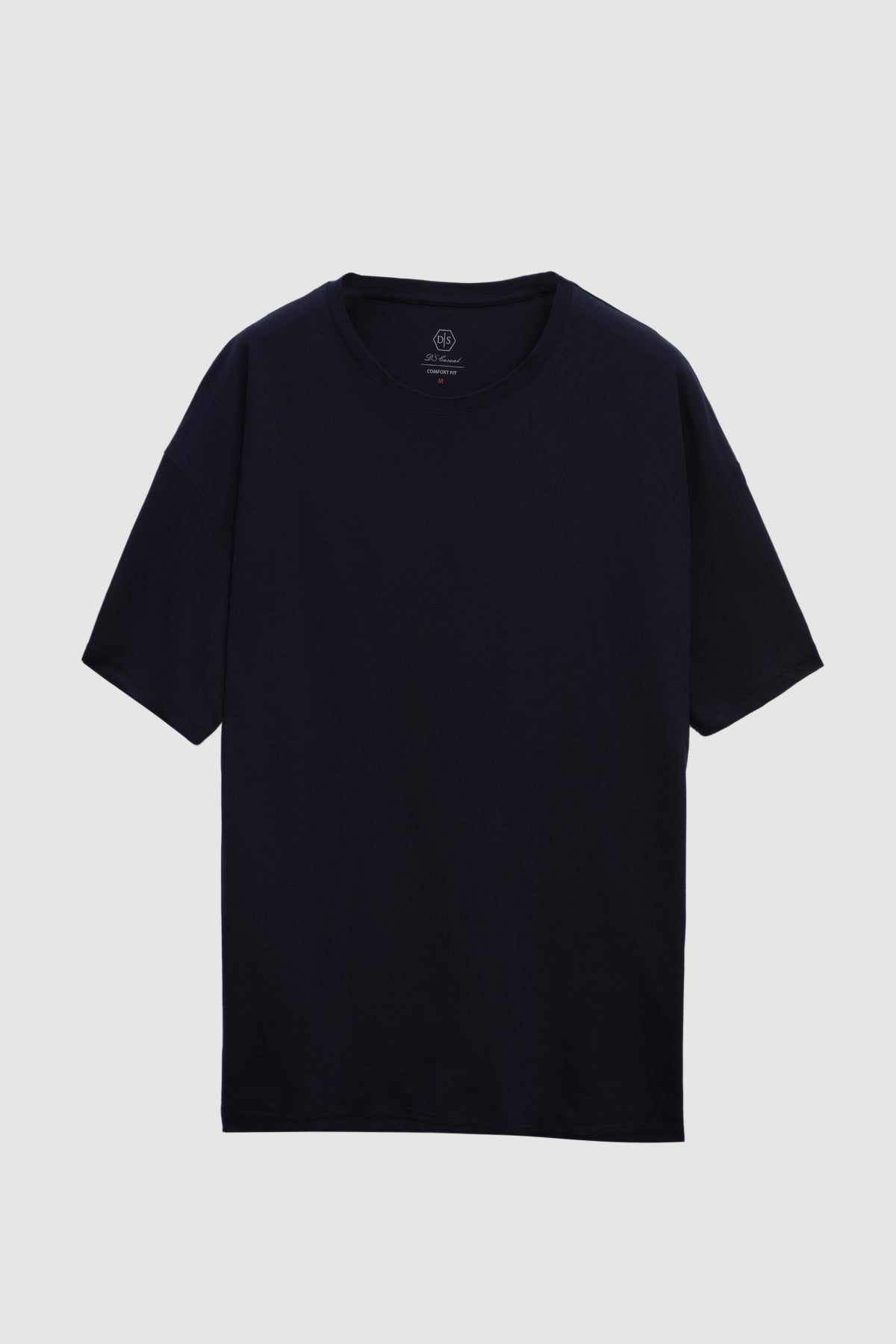 Ds Damat Comfort 100% Cotton T-Shirt - Navy Blue