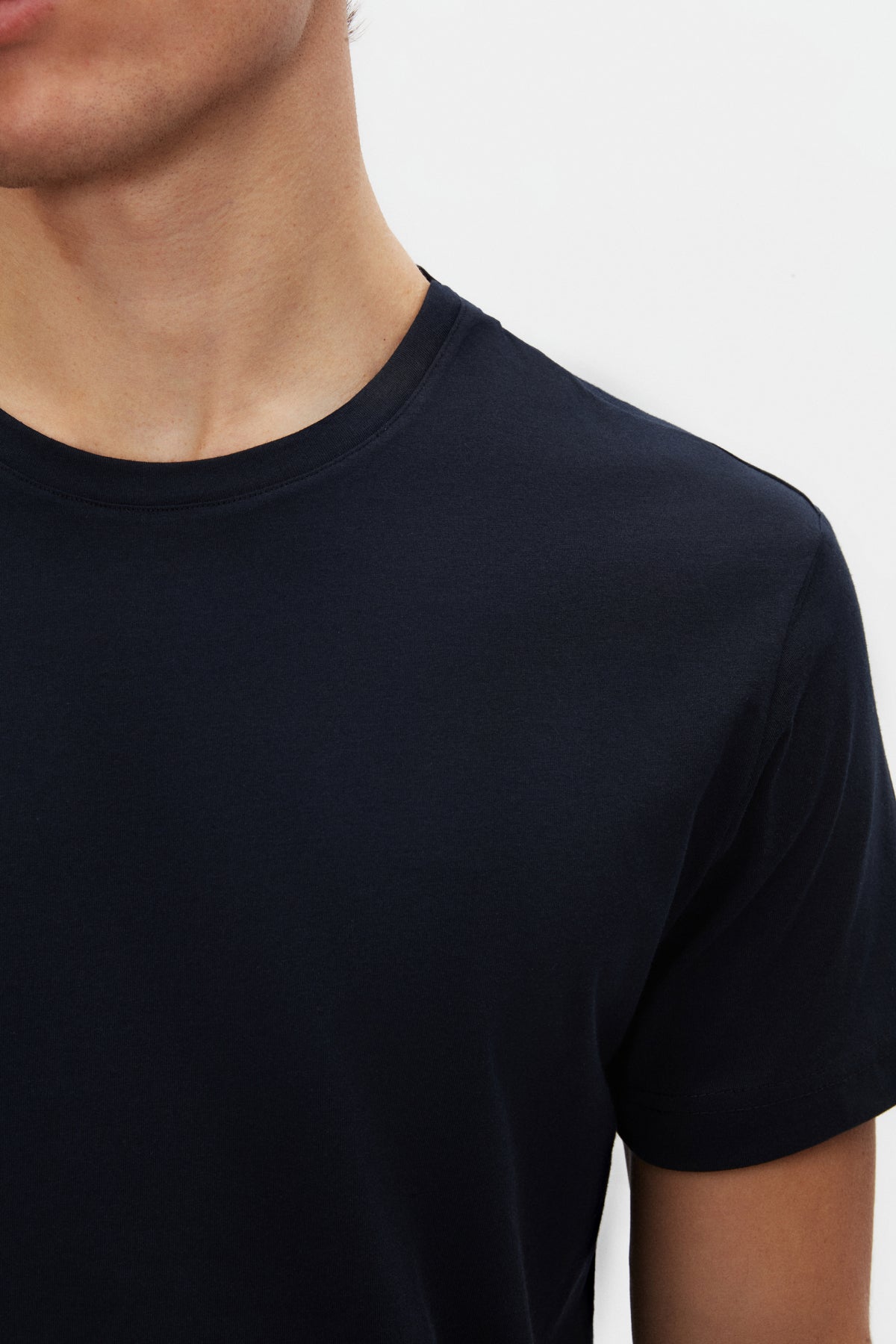 Ds Damat Comfort 100% Cotton T-Shirt - Navy Blue
