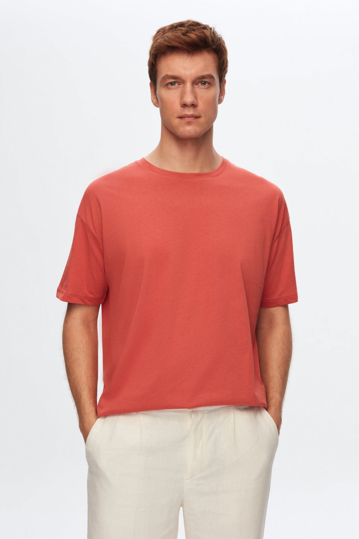 Ds Damat Comfort 100% Cotton T-Shirt - Off White