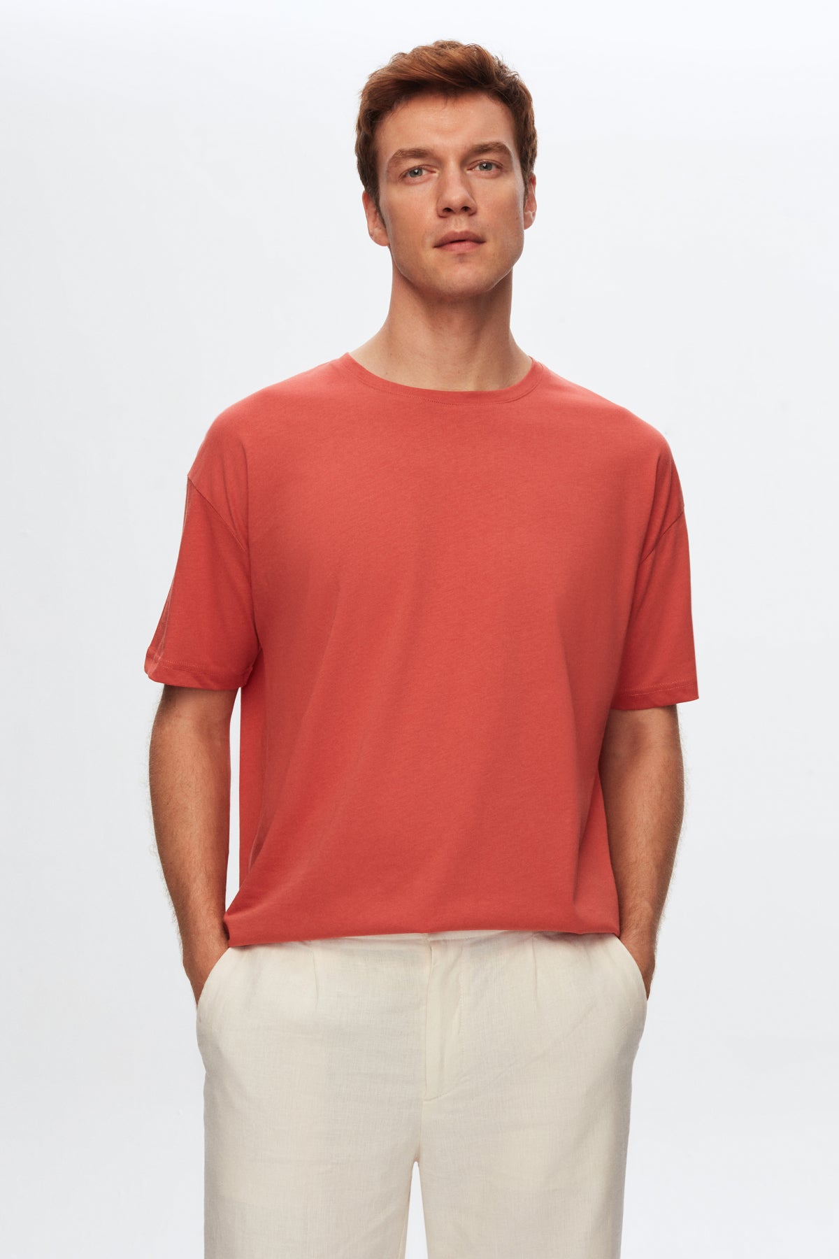 Ds Damat Comfort 100% Cotton T-Shirt - Off White
