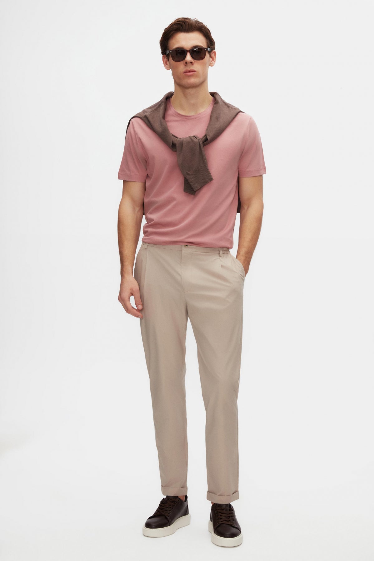 Ds Damat Comfort 100% Cotton T-Shirt - Pink