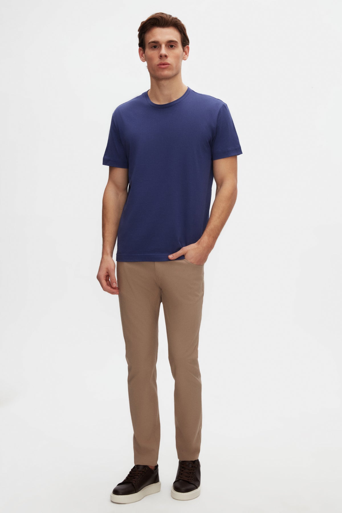 Ds Damat Comfort 100% Cotton T-Shirt - Purple