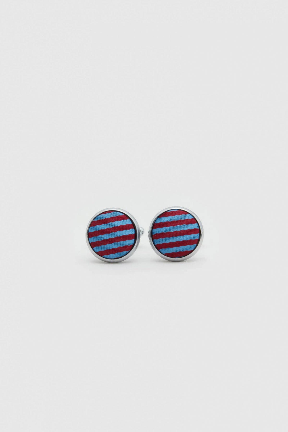 Ds Damat Cufflinks - Burgundy/Blue