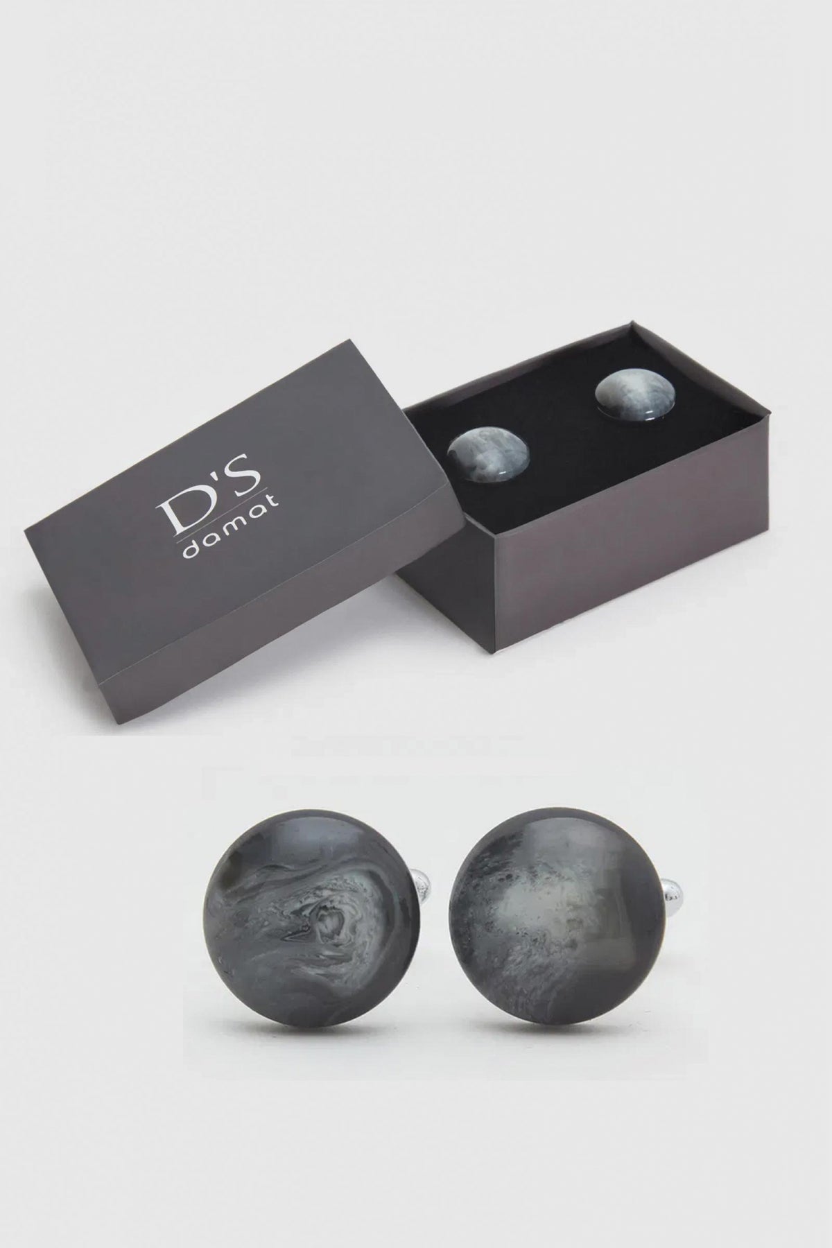 Ds Damat Cufflinks - Obsidian Black