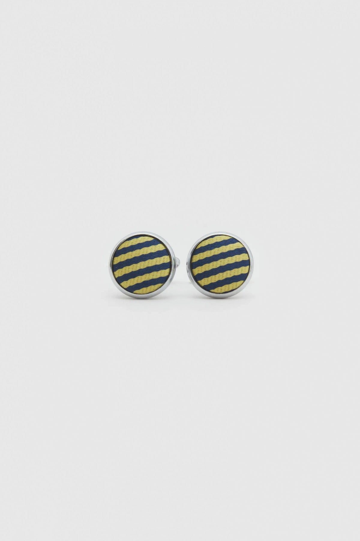 Ds Damat Cufflinks - Yellow Navy Blue