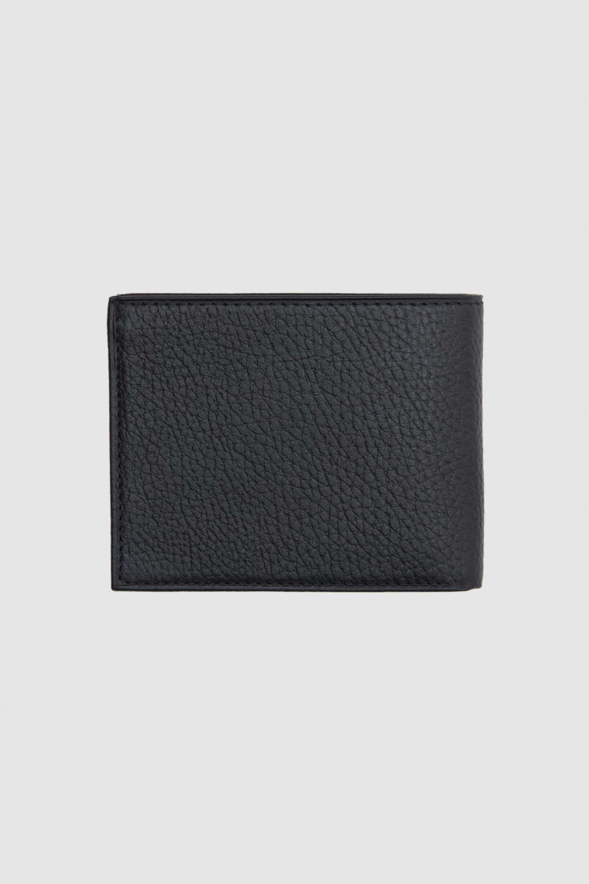 Ds Damat Genuine Leather Boxed Vertical Wallet - Black