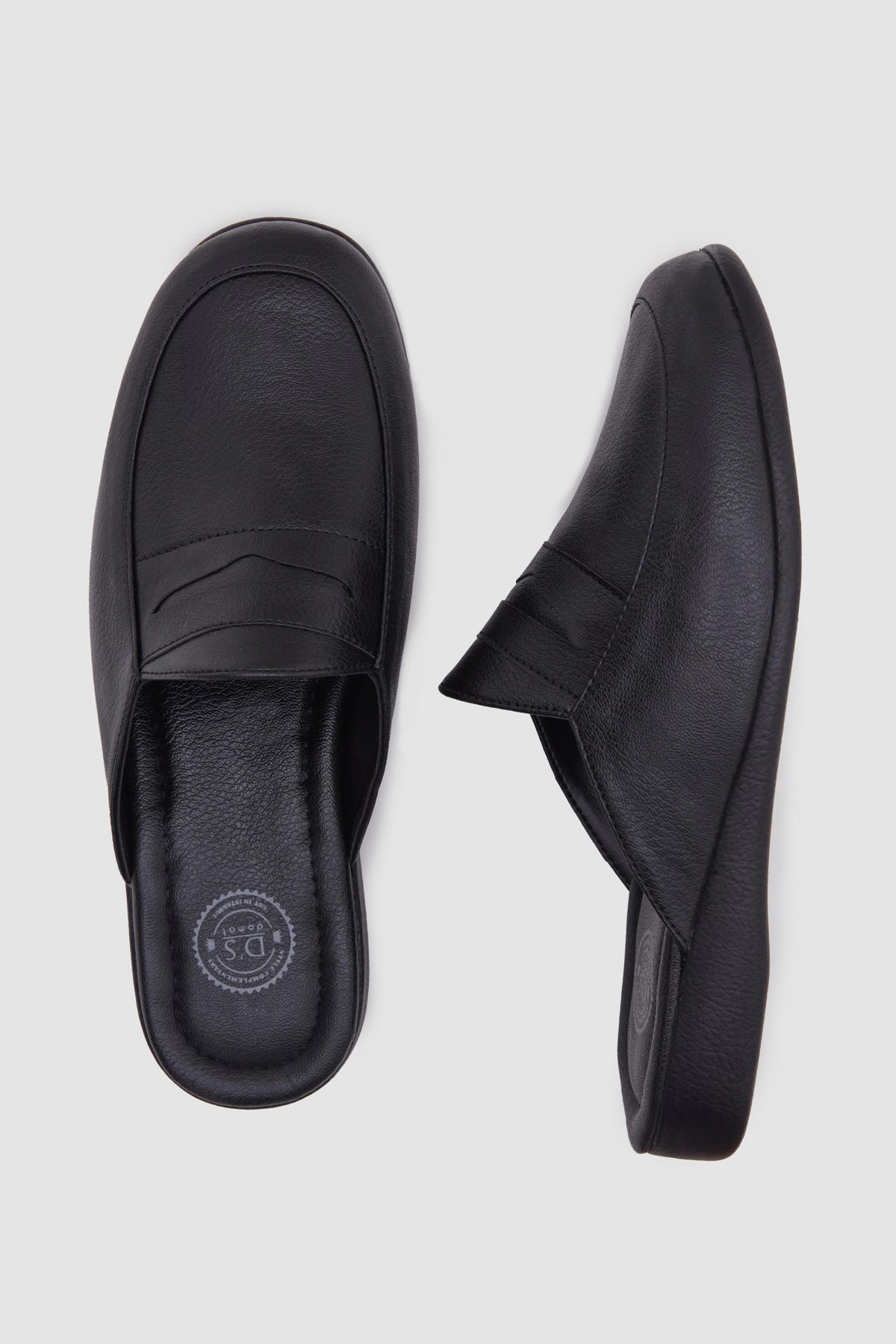 Ds Damat Guest Dowry Groom Men's Slippers - Black