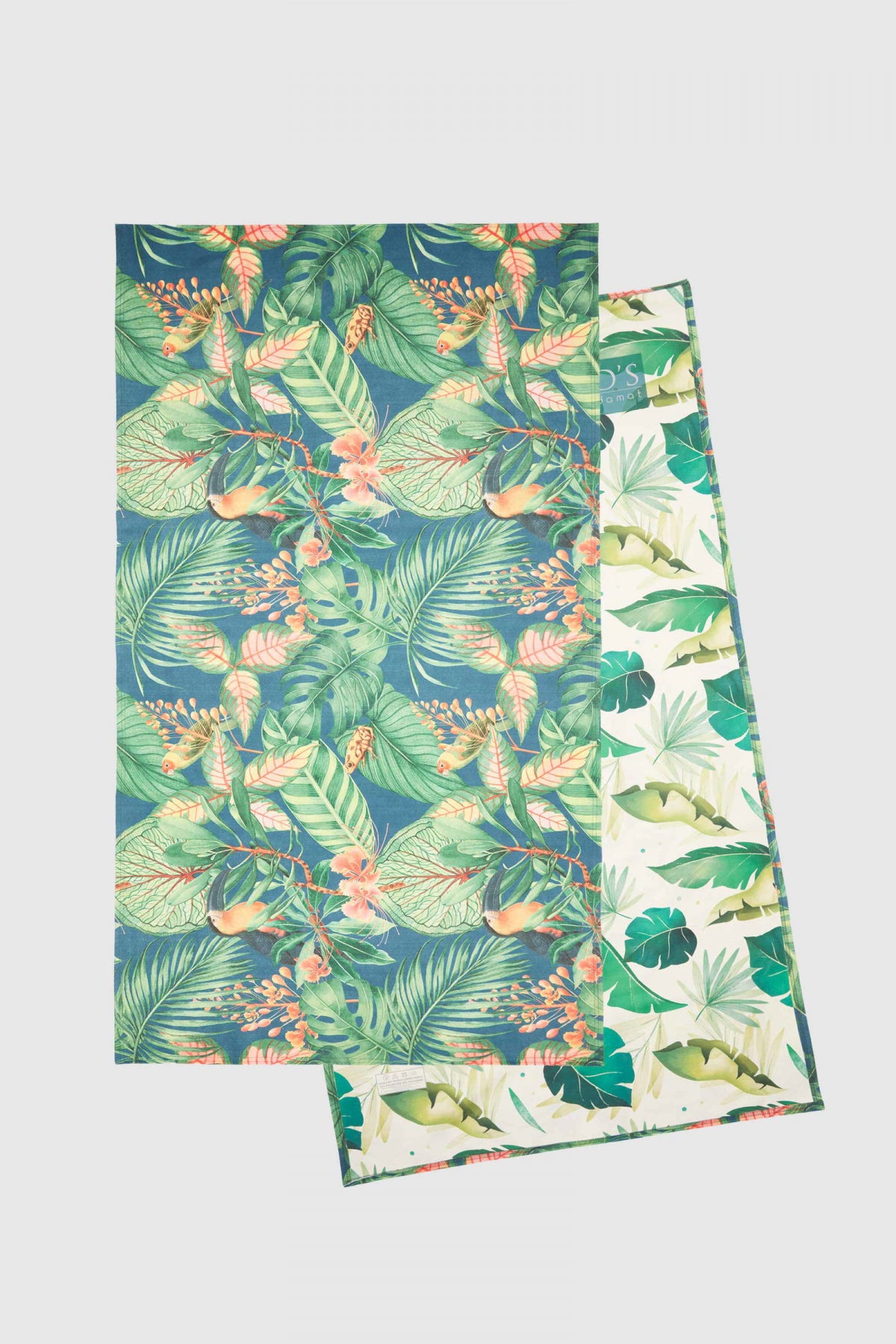Ds Damat Microfiber 85x150 cm Beach Towel Shorts Swimwear Set - Green