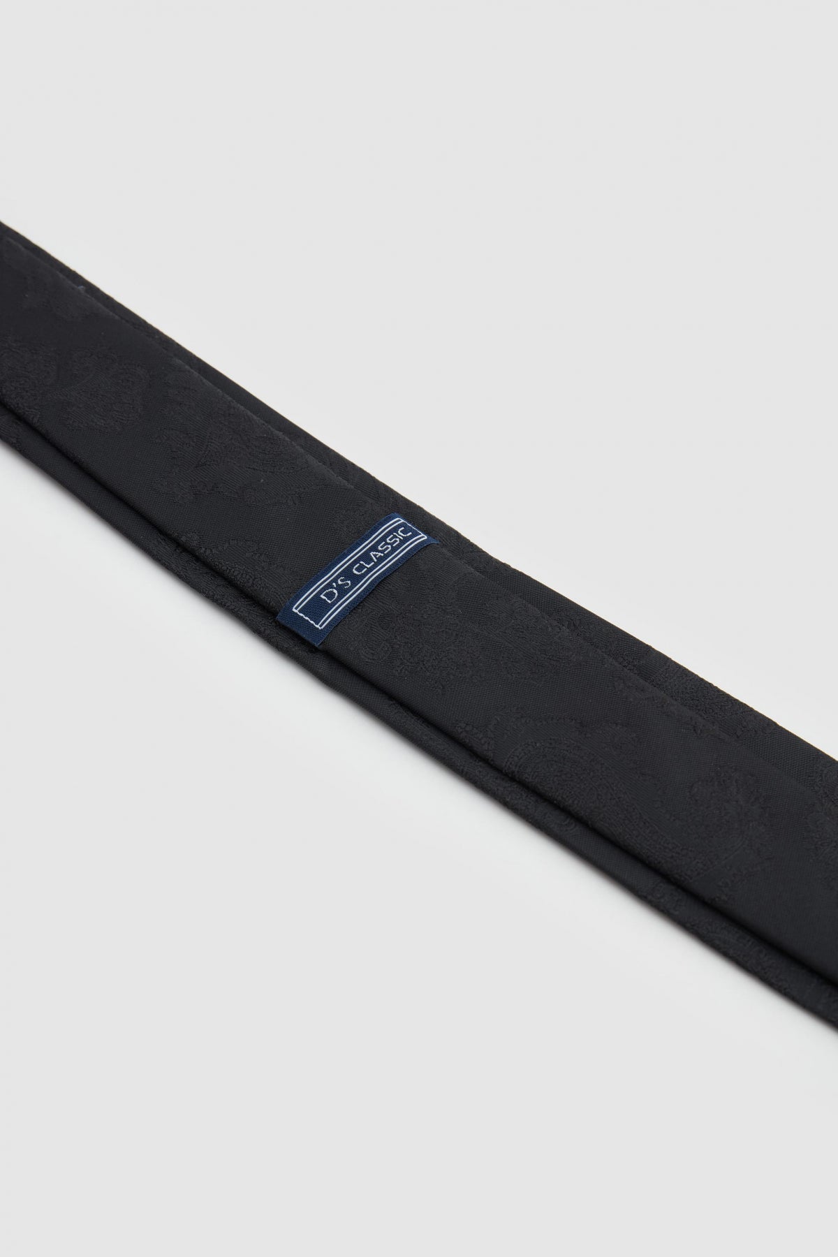 Ds Damat Patterned 5.5 cm Tie - Black