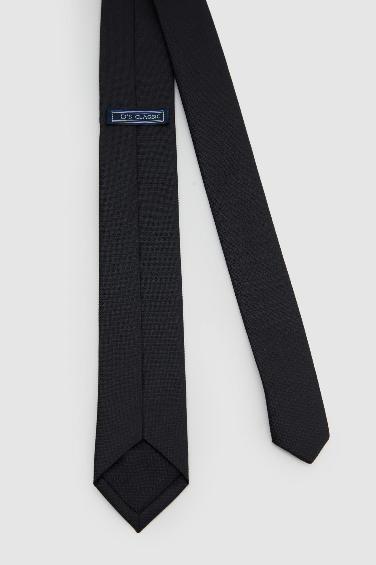 Ds Damat Patterned 5.5 cm Tie - Black