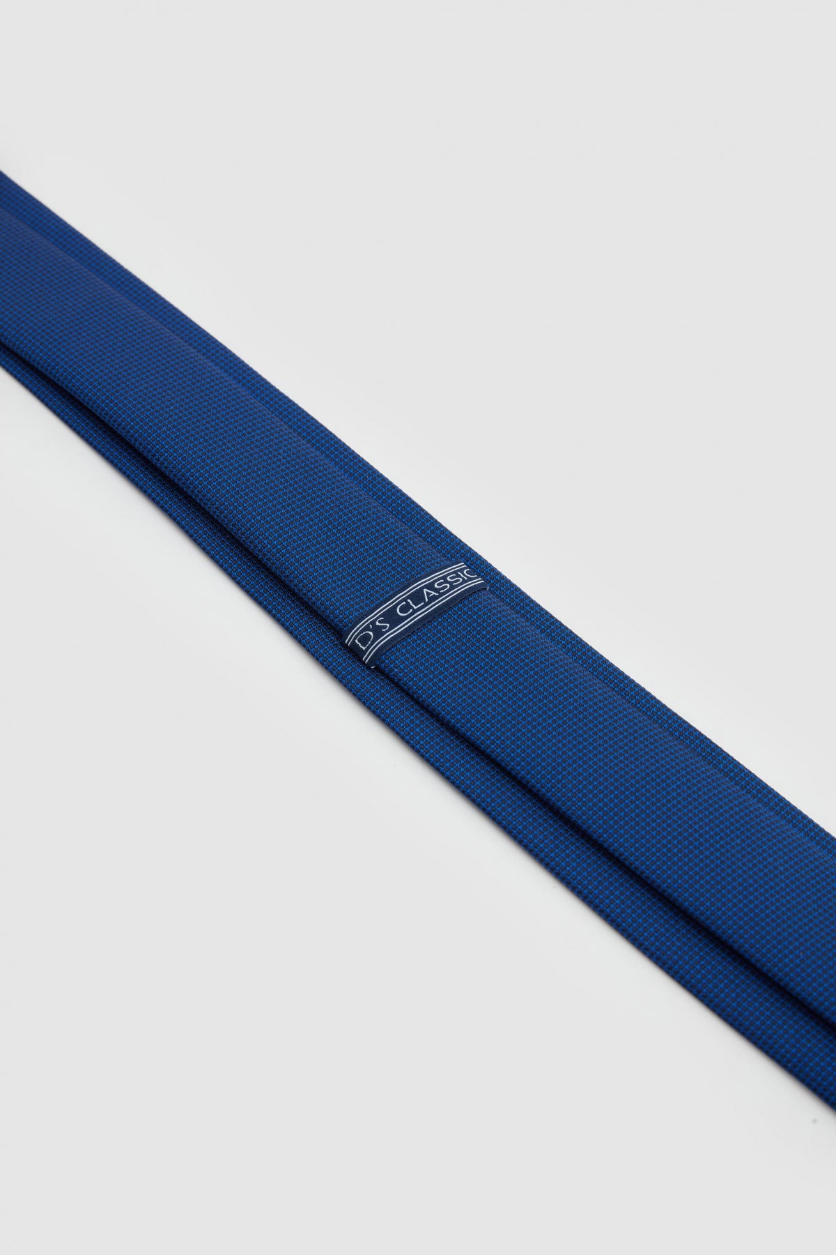 Ds Damat Patterned 5.5 cm Tie - Navy Blue