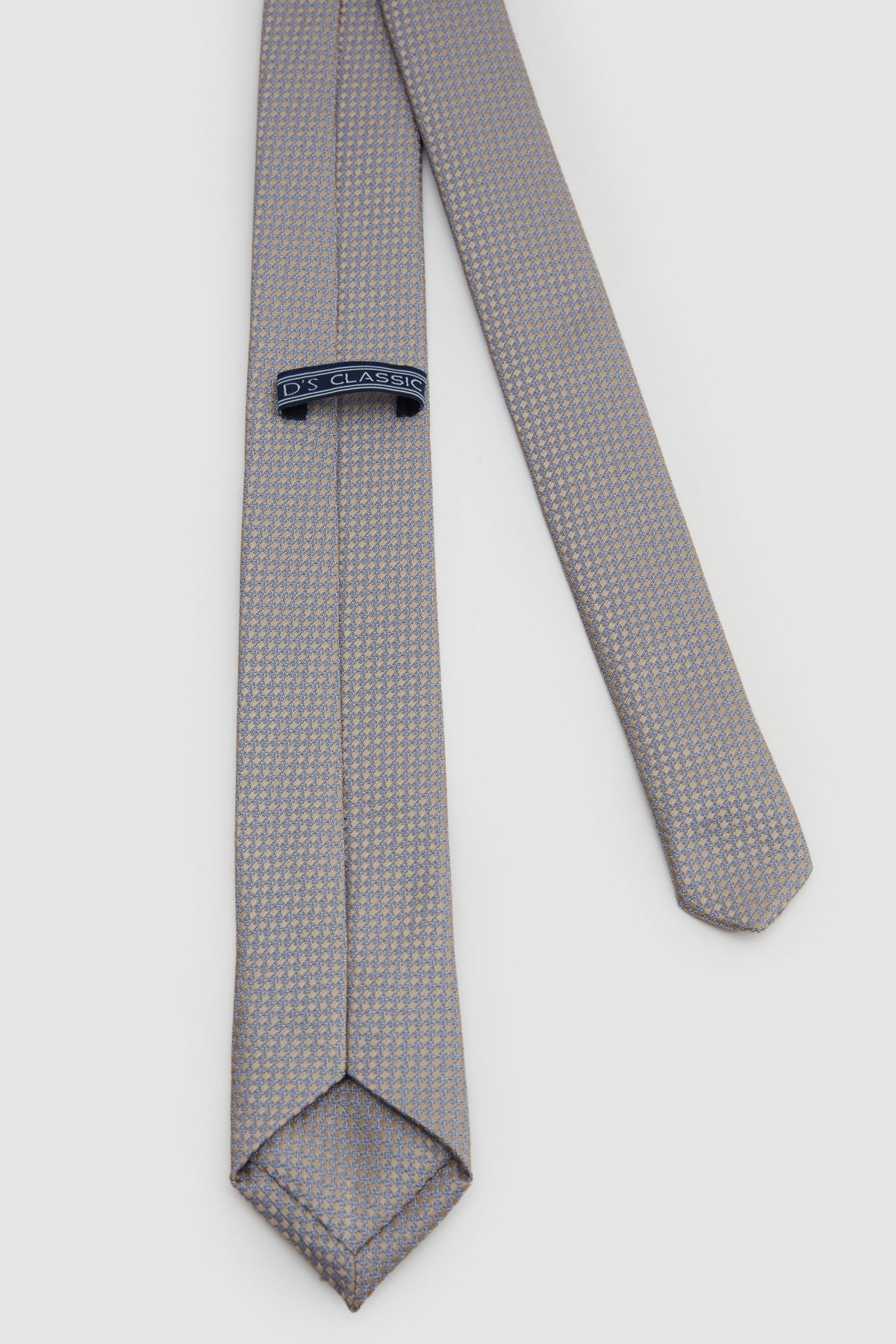 Ds Damat Patterned 5.5 cm Tie - Powder Blue