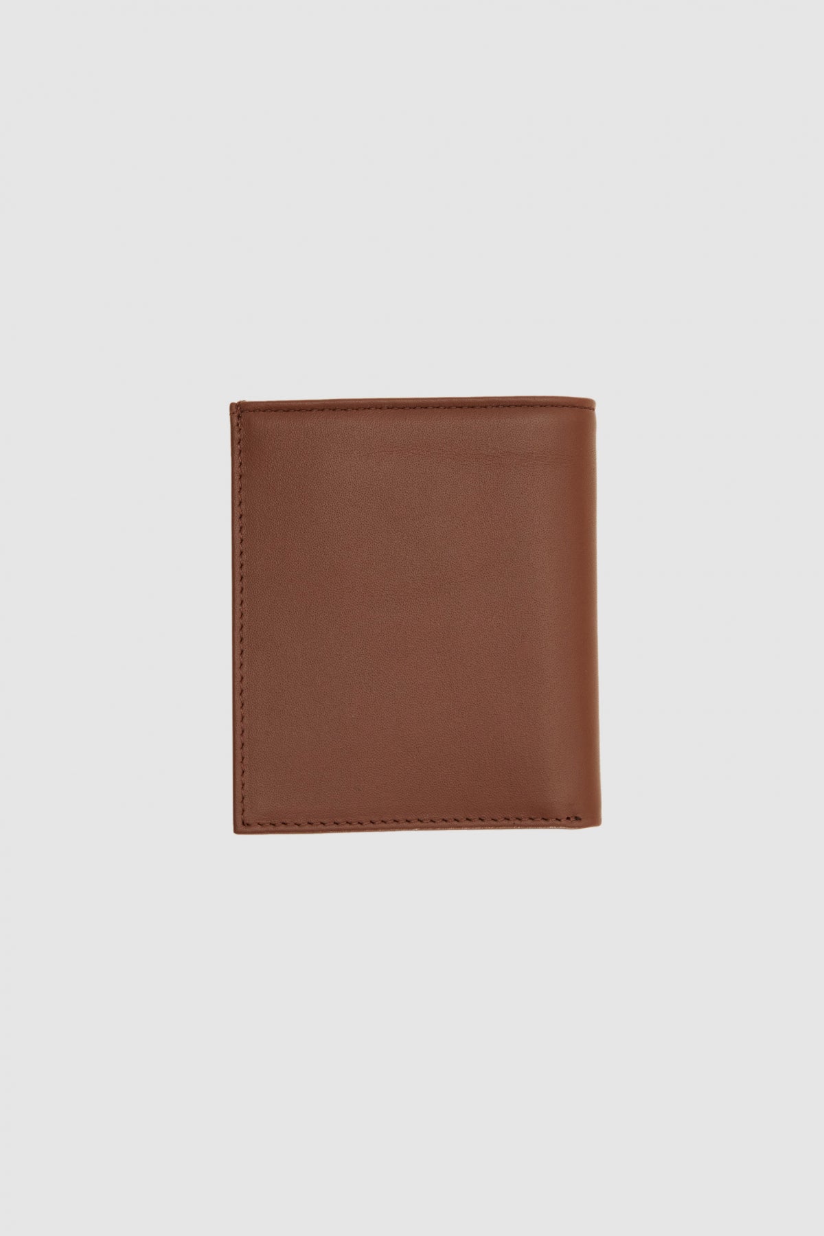 Ds Damat Plain Boxed Genuine Leather Wallet - Tan