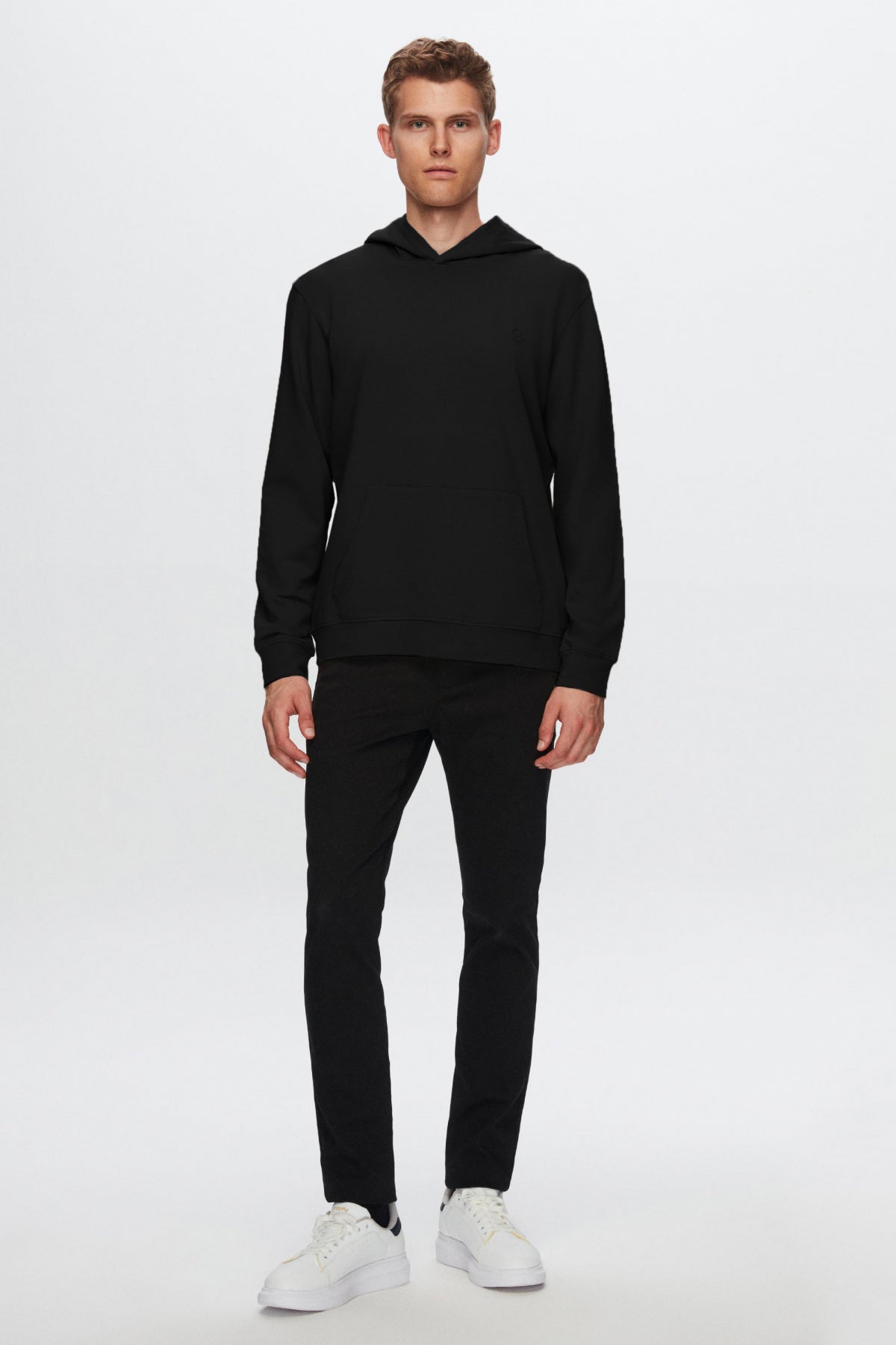 Ds Damat Relaxed Fit Cotton Logo Printed Sweatshirt - Black