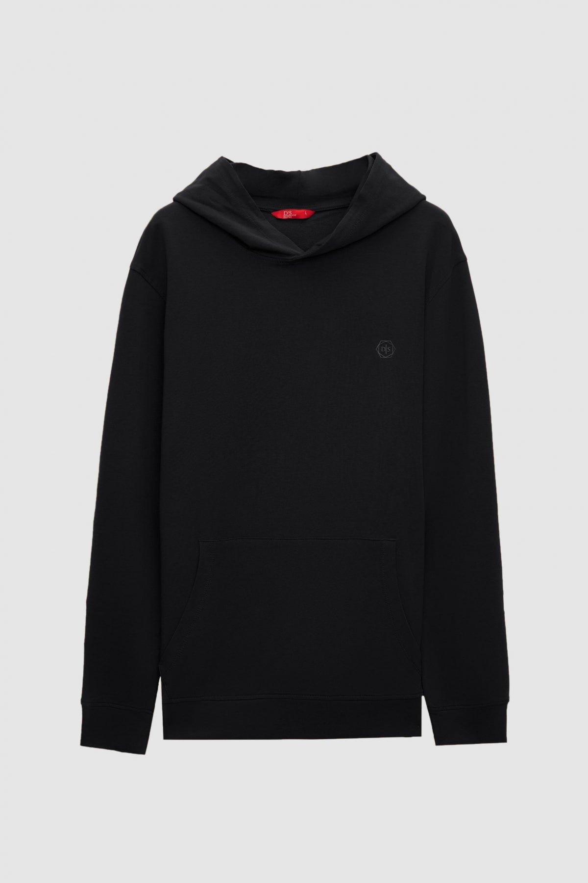 Ds Damat Relaxed Fit Cotton Logo Printed Sweatshirt - Black
