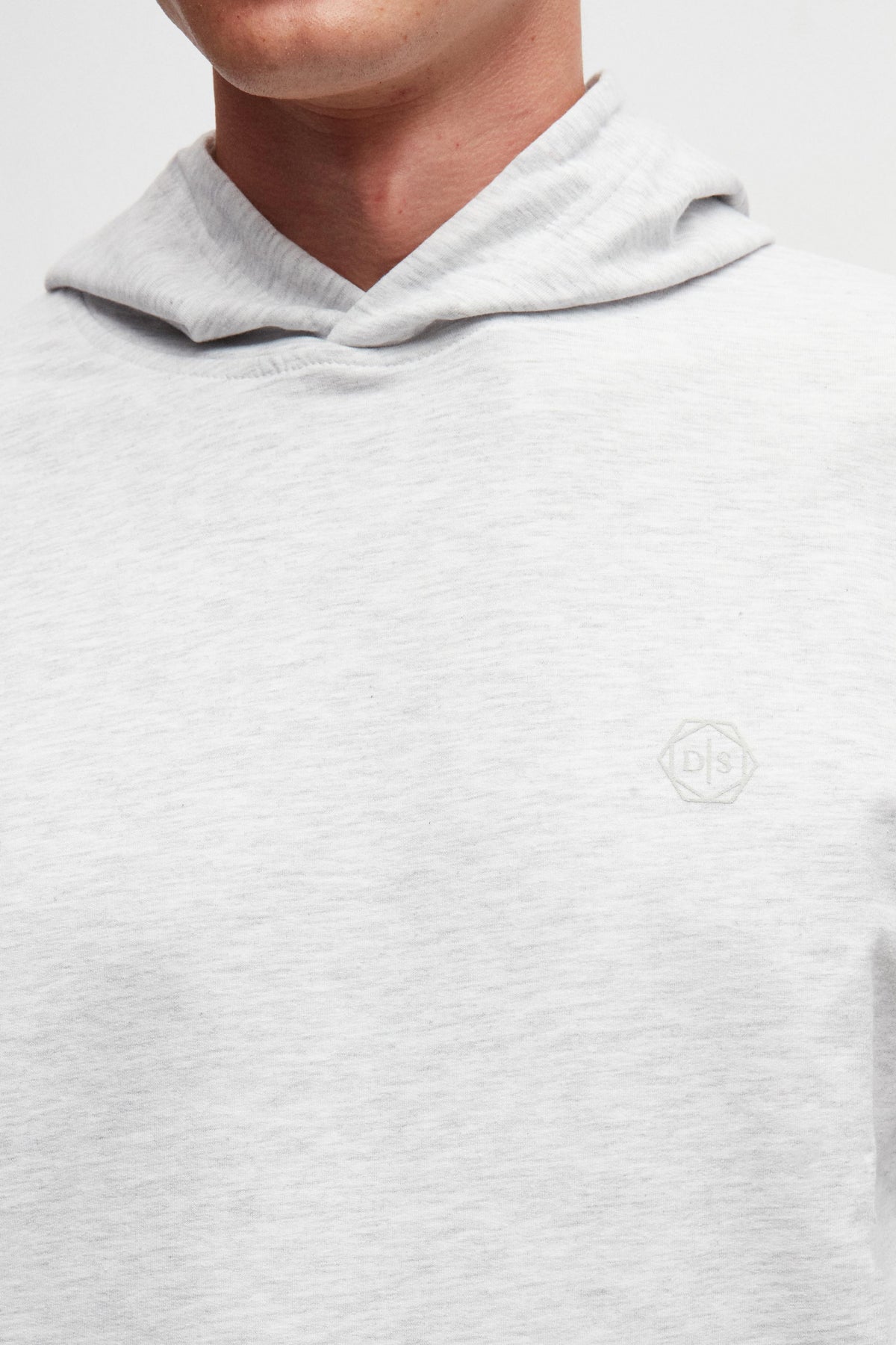 Ds Damat Relaxed Fit Cotton Logo Printed Sweatshirt - Gray