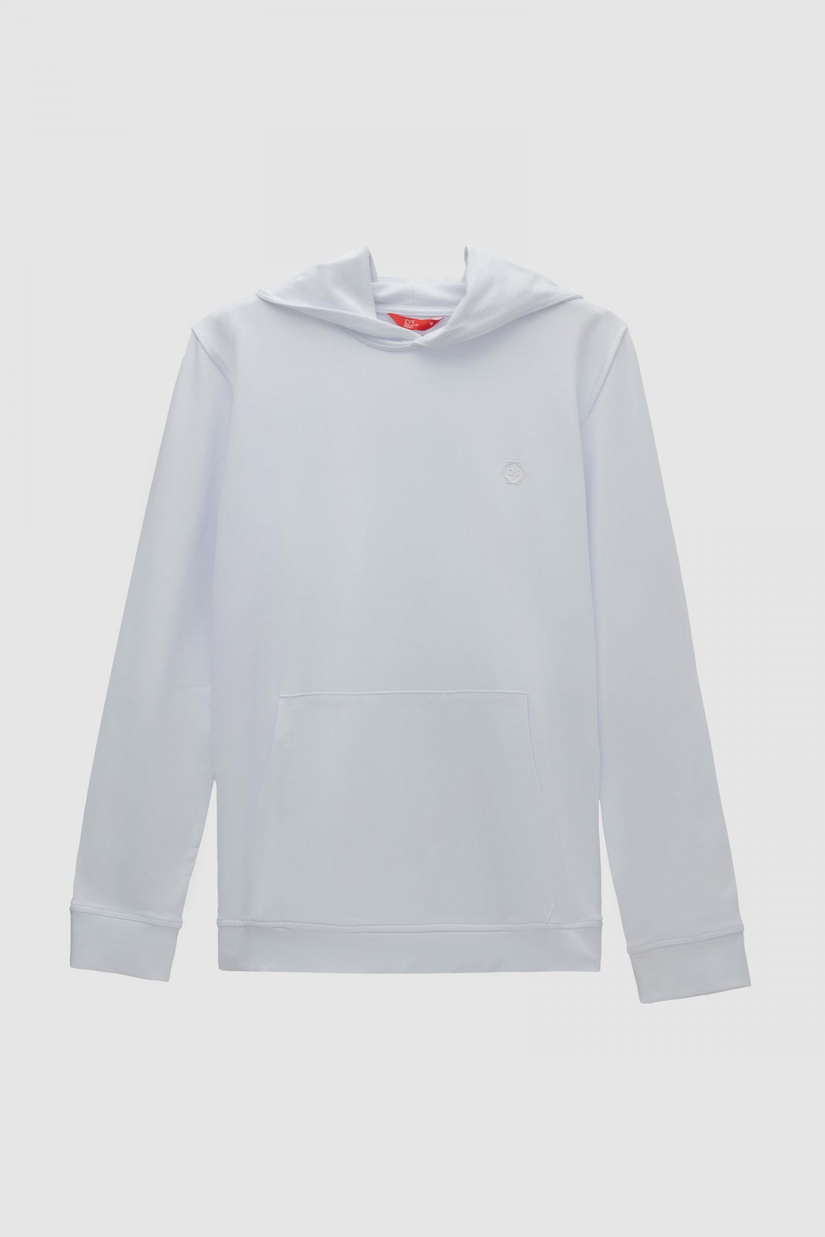 Ds Damat Relaxed Fit Cotton Logo Printed Sweatshirt - White
