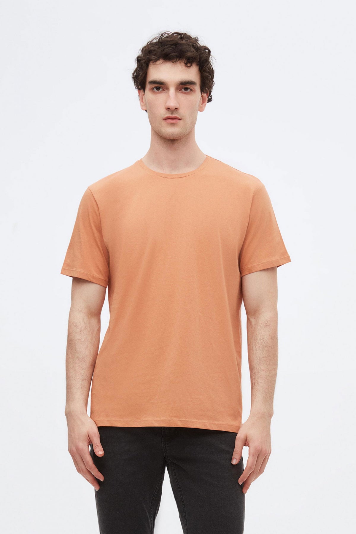 Ds Damat Slim Fit 3-Pack T-Shirts - Taupe/Cinnamon/Khaki