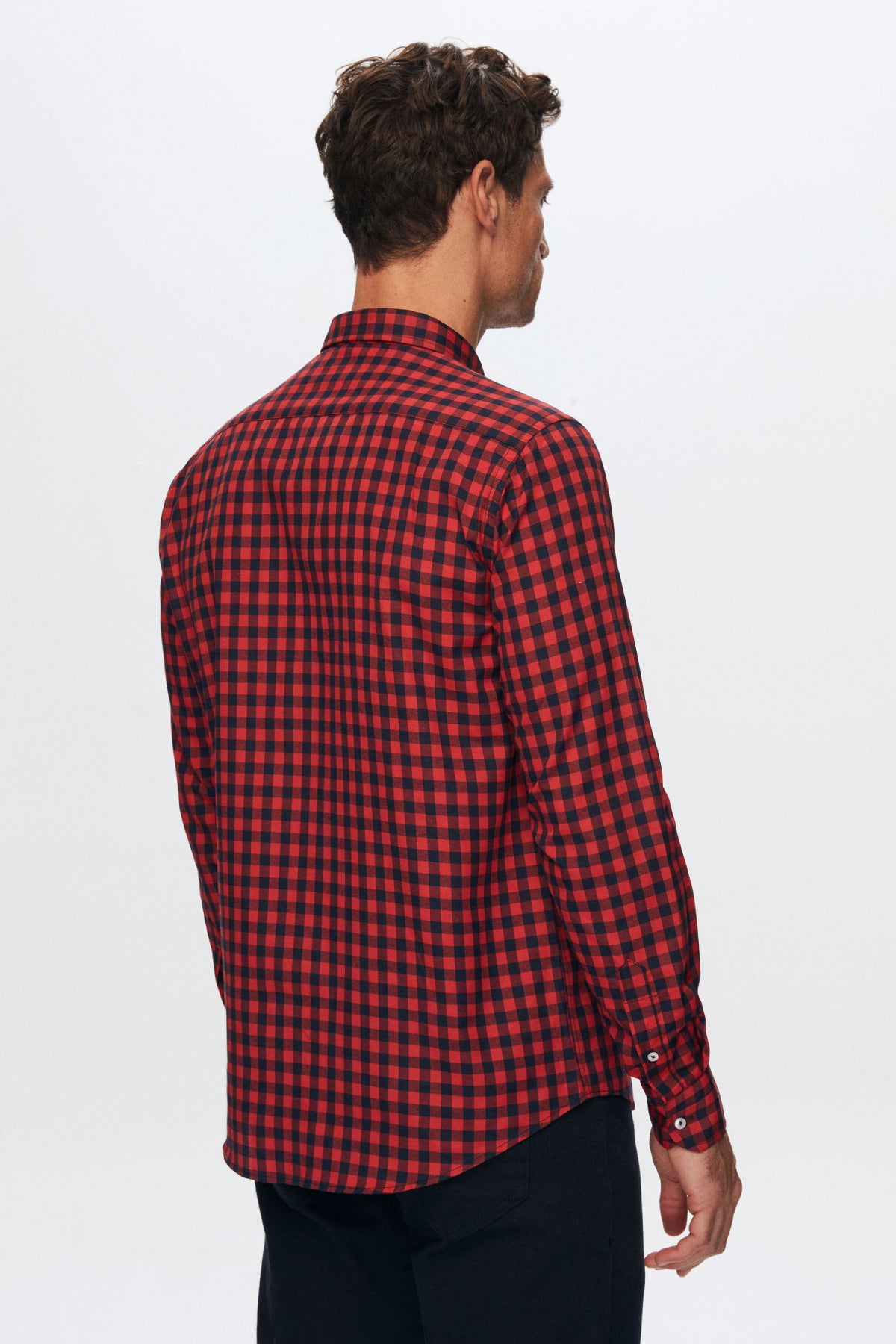 Ds Damat Slim Fit Cotton Blend 2-Pack Crew Neck Sweater and Shirt - Brick
