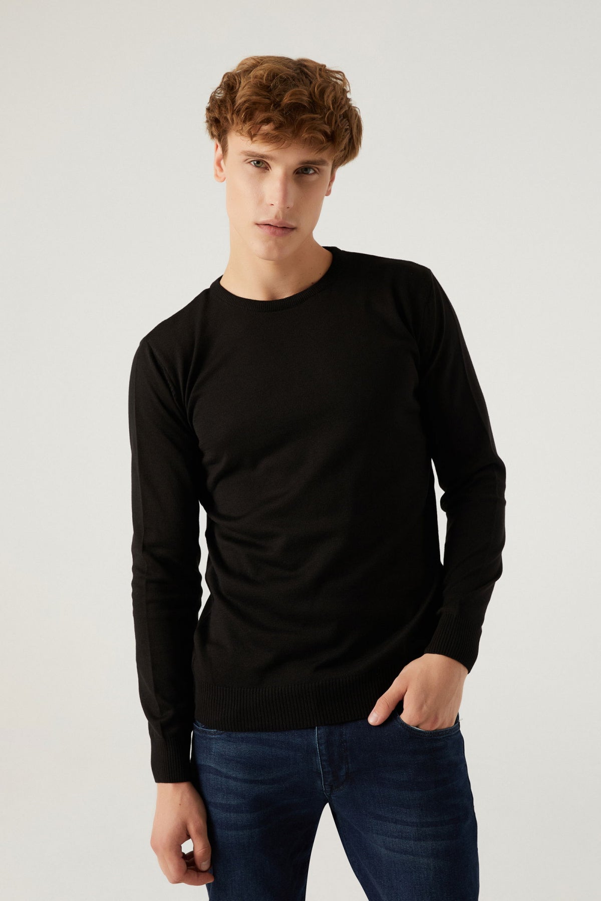 Ds Damat Slim Fit Cotton Blend 2-Pack Crew Neck Sweater and Shirt - Brick