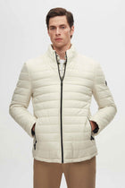 Ds Damat Slim Fit Windproof Fiber-Filled Puffer Jacket  - Stone