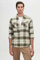 Twn Slim Fit Lumberjack Shirt  - Green