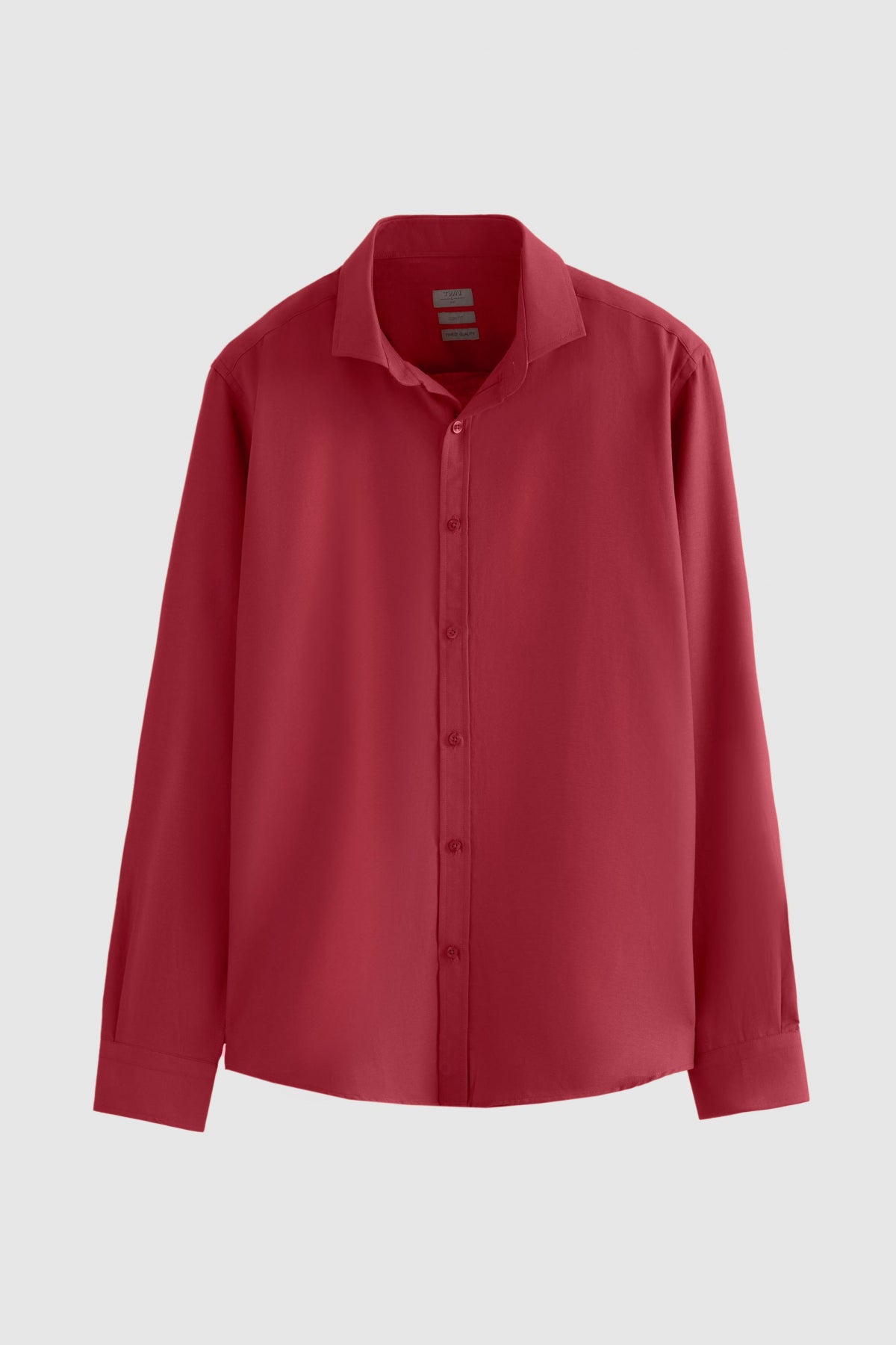 Twn Slim Fit Oxford Shirt - Burgundy