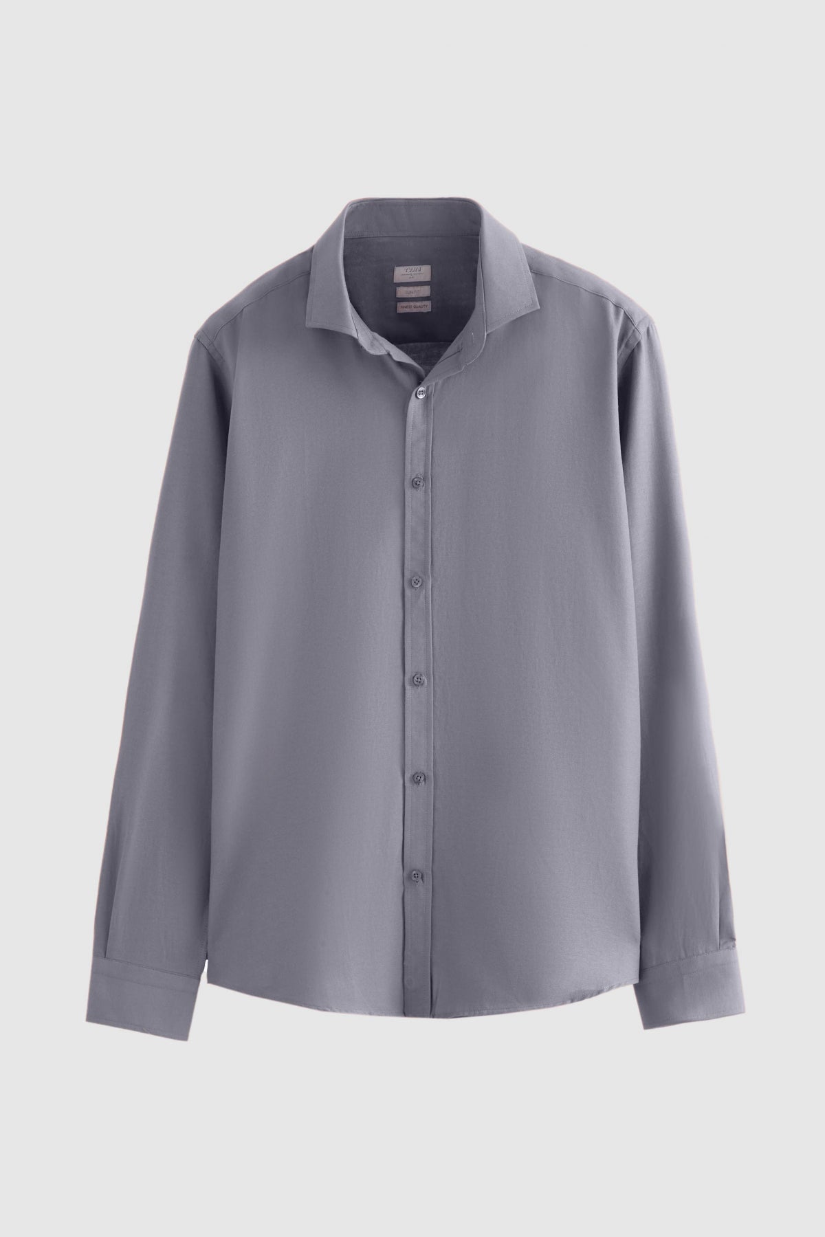 Twn Slim Fit Oxford Shirt - Gray