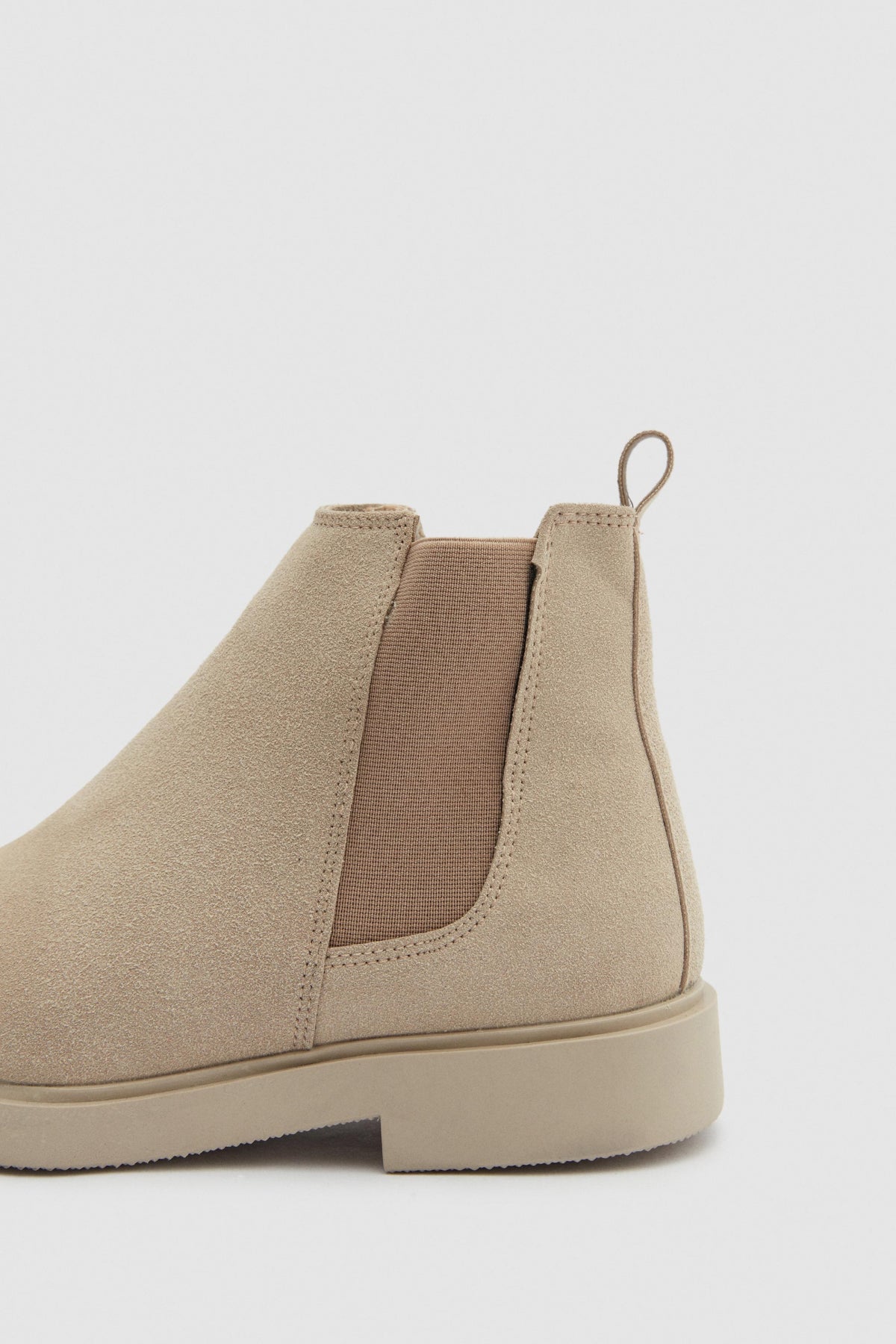 Twn Suede Chelsea Boots - Beige