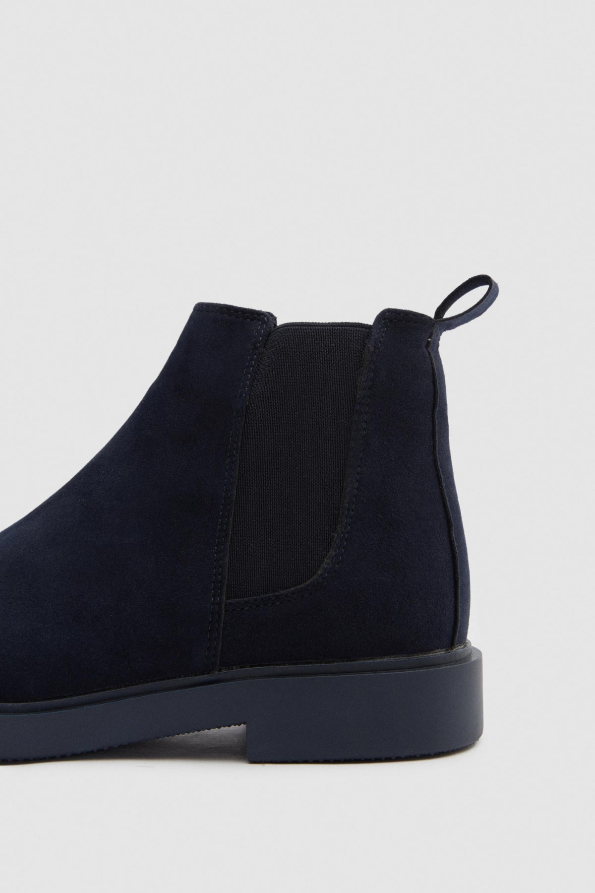 Twn Suede Chelsea Boots - Navy Blue
