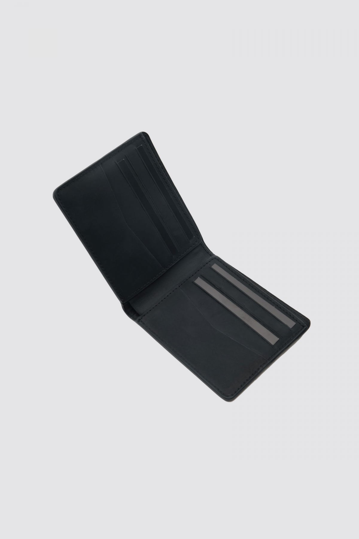 Ds Damat Boxed Genuine Crazy Leather Wallet  - Black