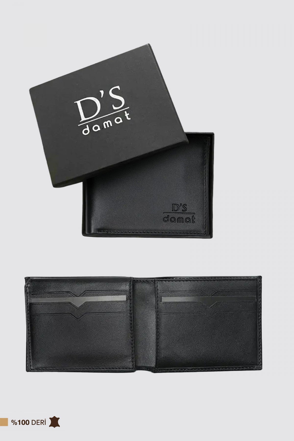 Ds Damat Boxed Genuine Leather Wallet  - Standard