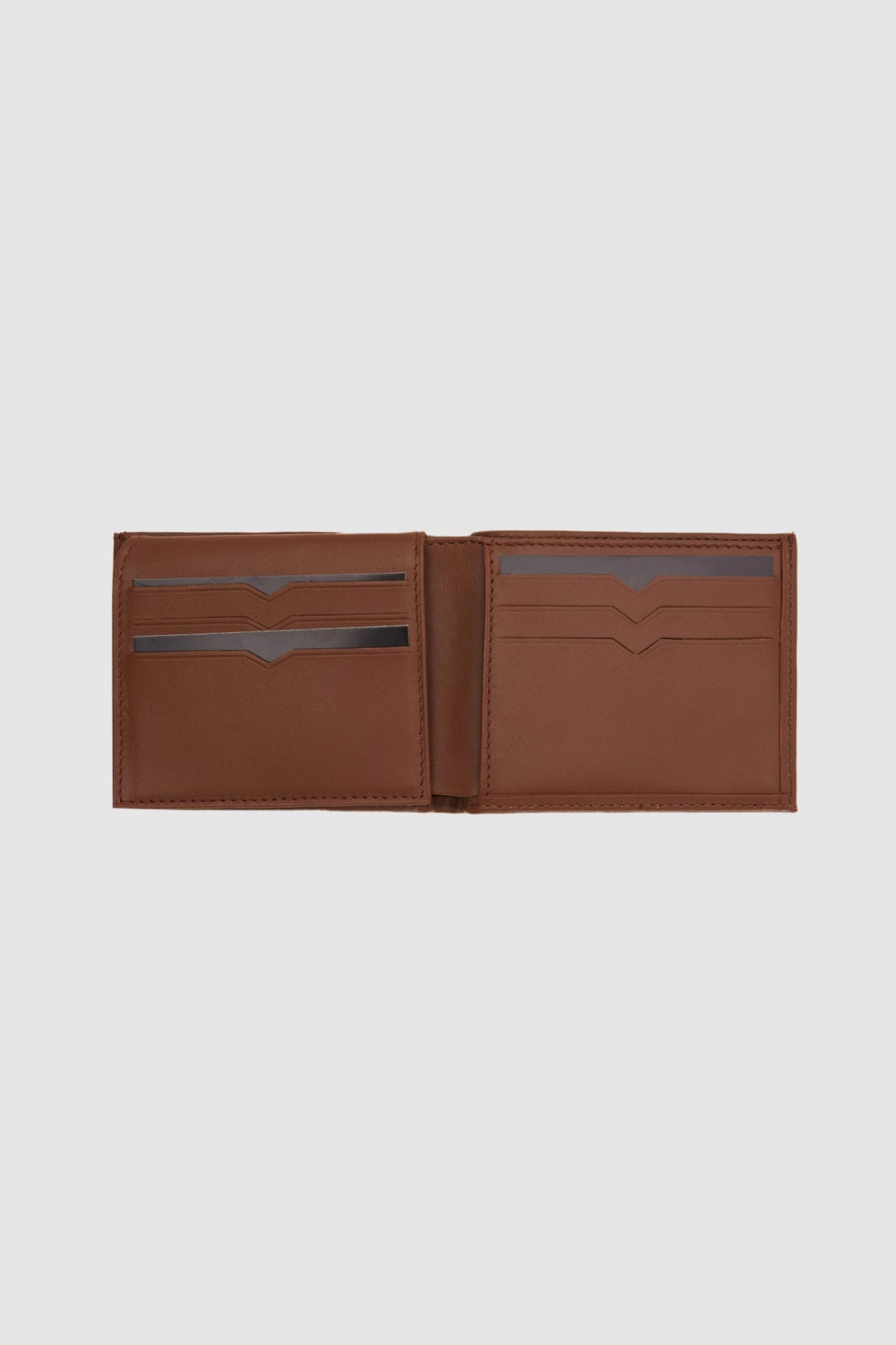 Ds Damat Boxed Genuine Leather Wallet  - Tan