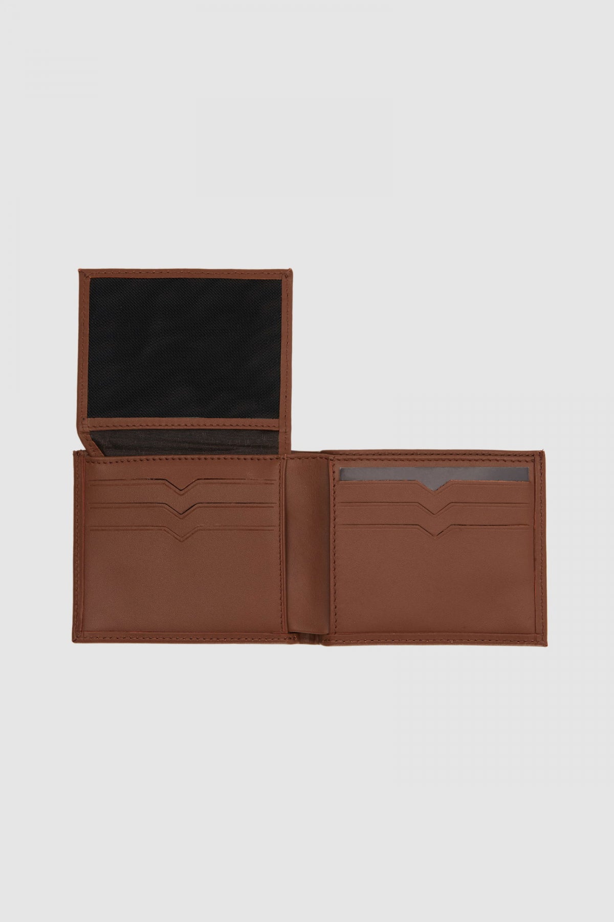 Ds Damat Boxed Genuine Leather Wallet  - Tan
