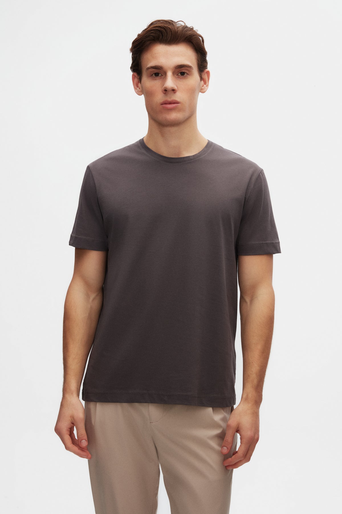 Ds Damat Comfort 100% Cotton T-Shirt  - Anthracite