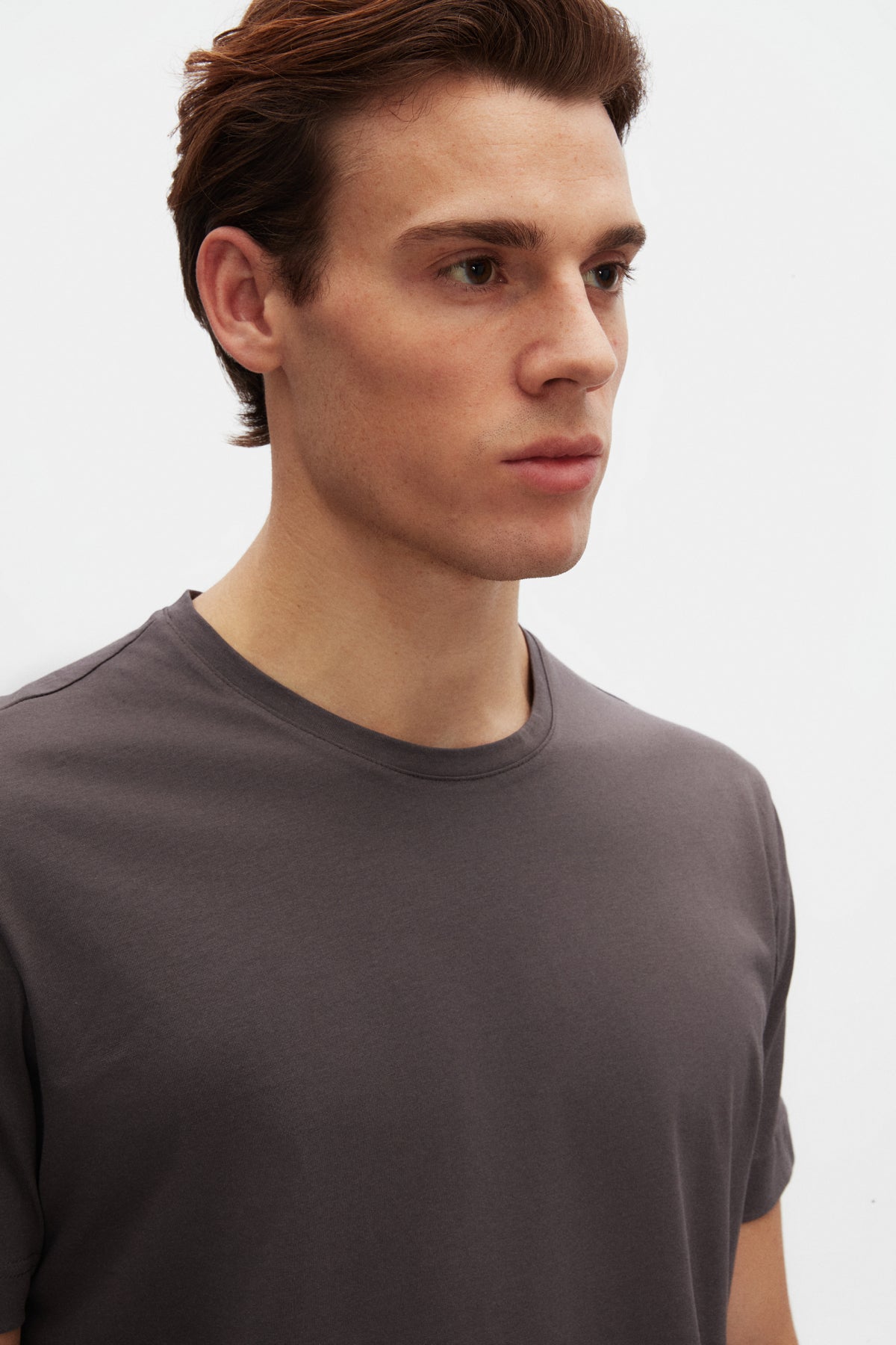 Ds Damat Comfort 100% Cotton T-Shirt  - Anthracite