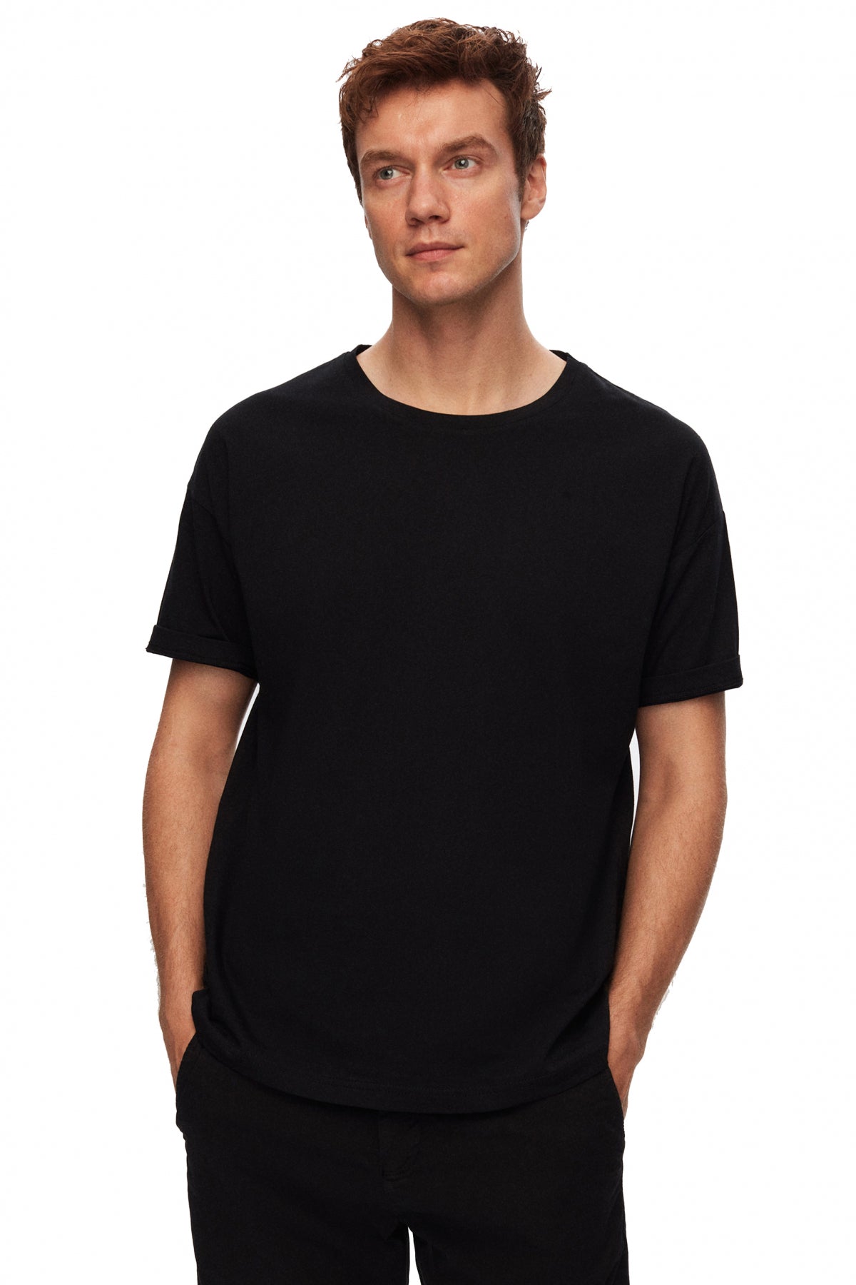 Ds Damat Comfort 100% Cotton T-Shirt  - Black