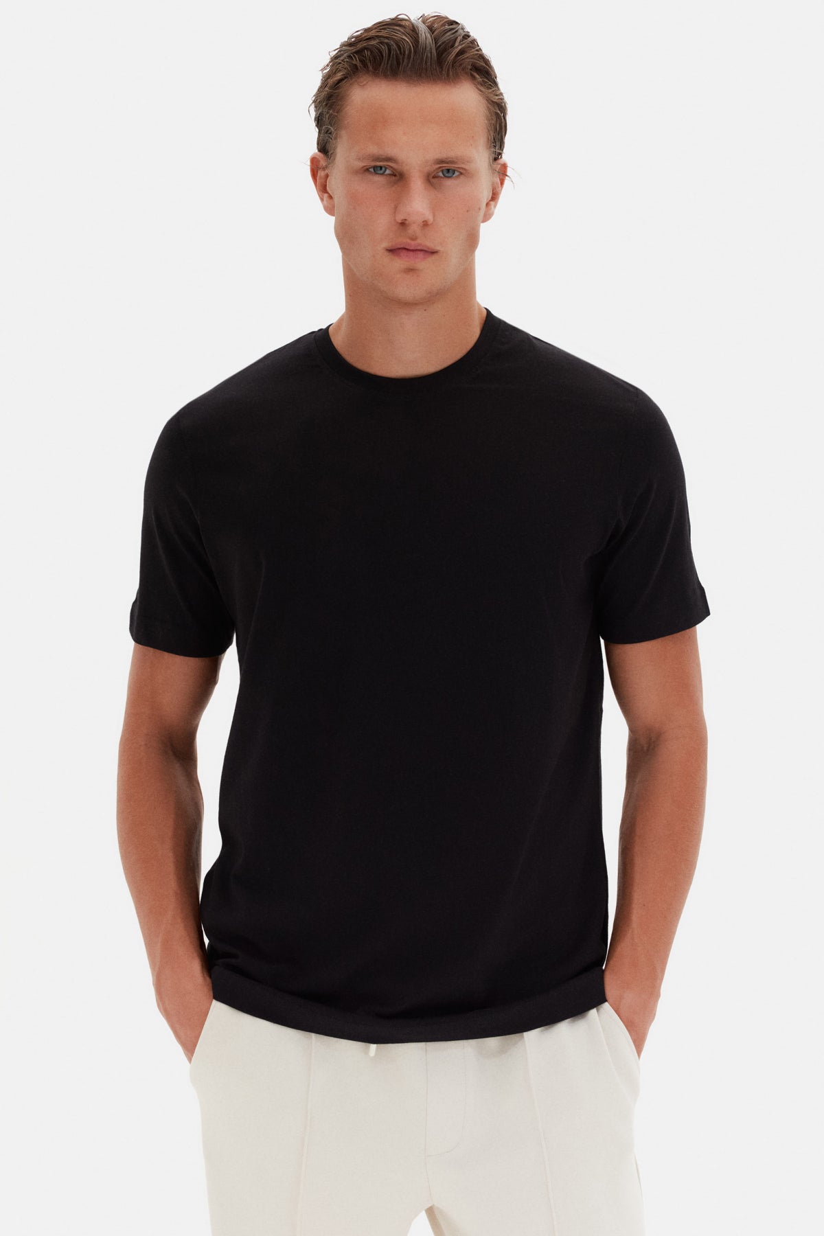 Ds Damat Comfort 100% Cotton T-Shirt  - Black