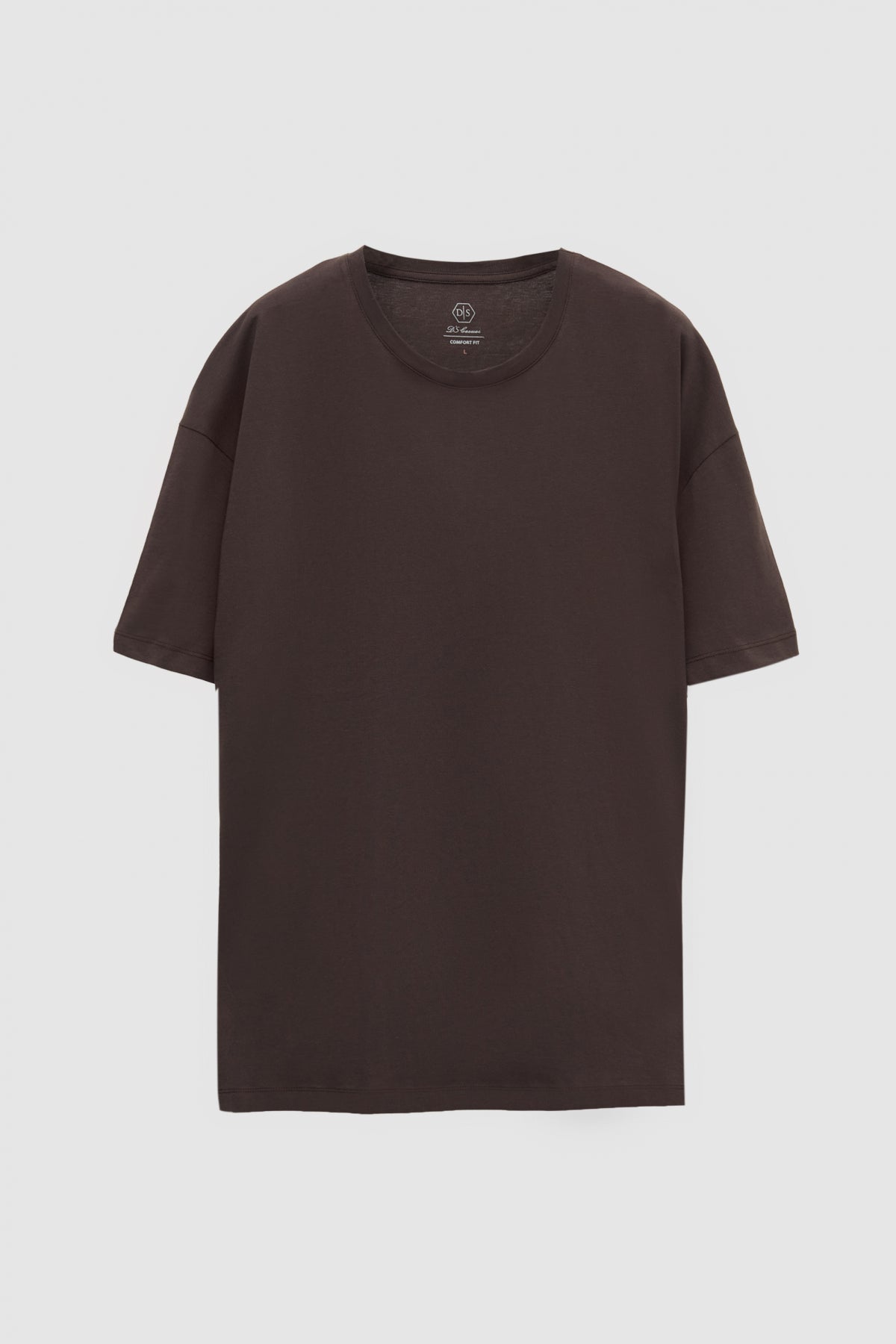 Ds Damat Comfort 100% Cotton T-Shirt  - Brown